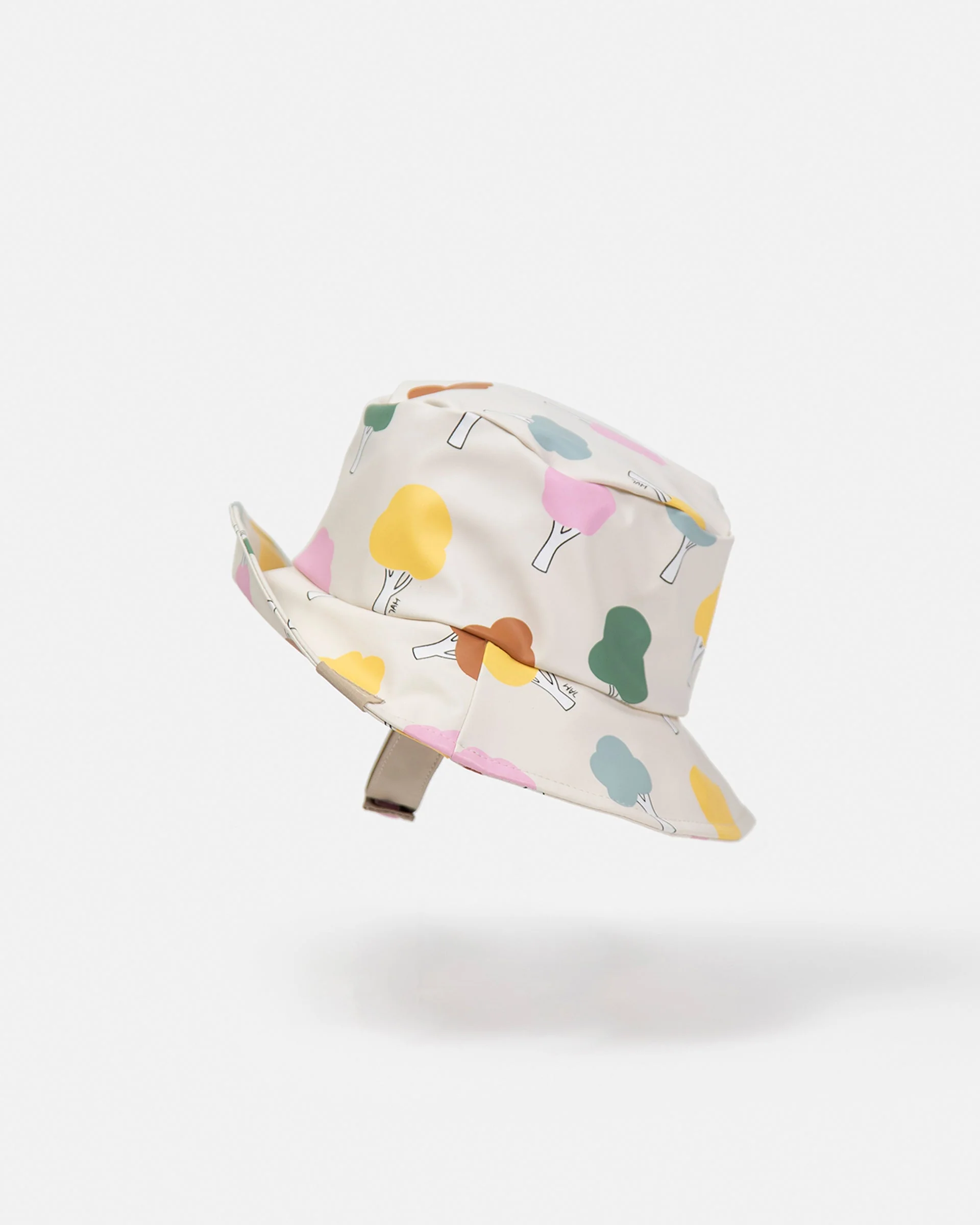 Rain Bucket Hat | Rainy Trees Beige - Image 3