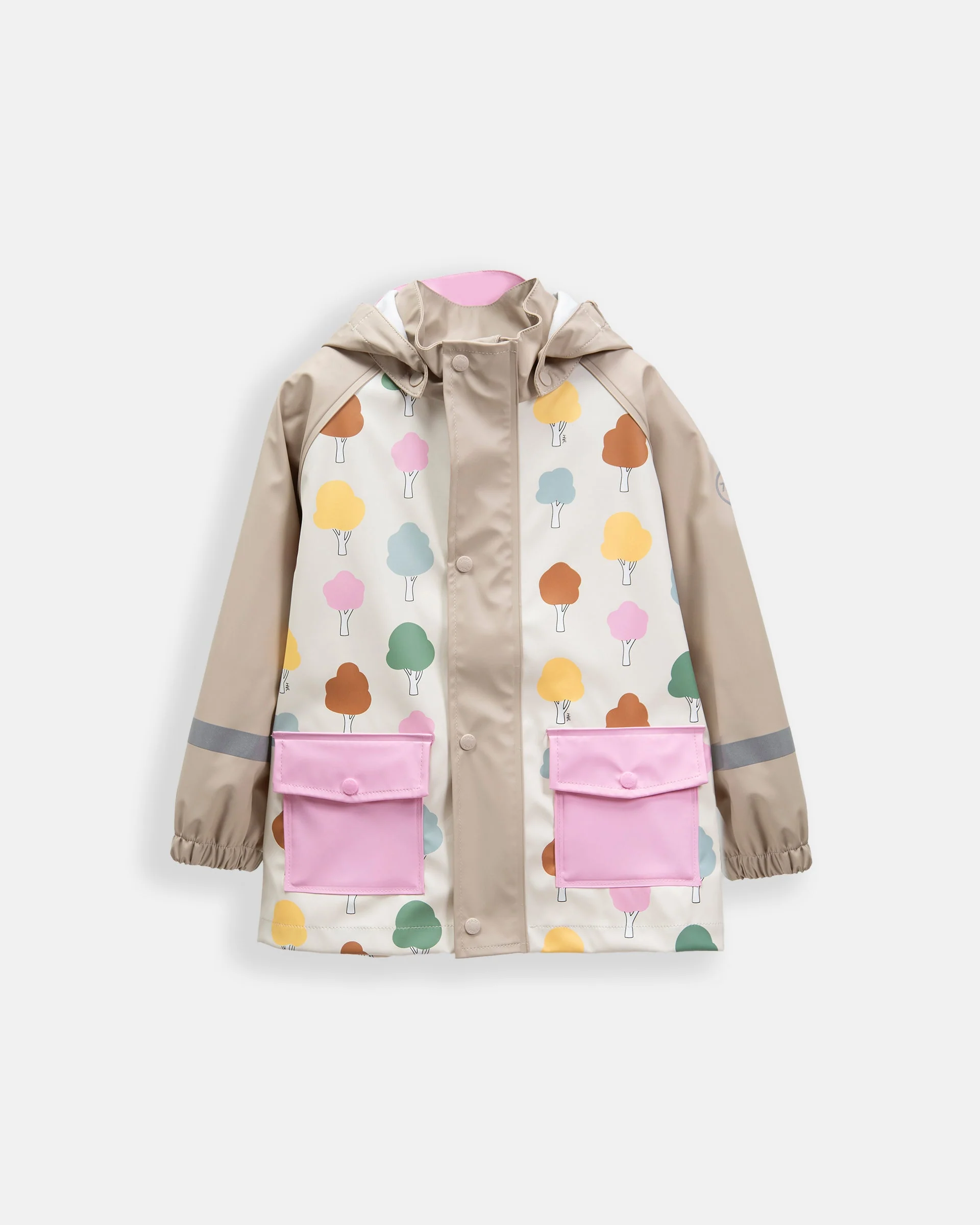 Rain Jacket | Rainy Trees Beige