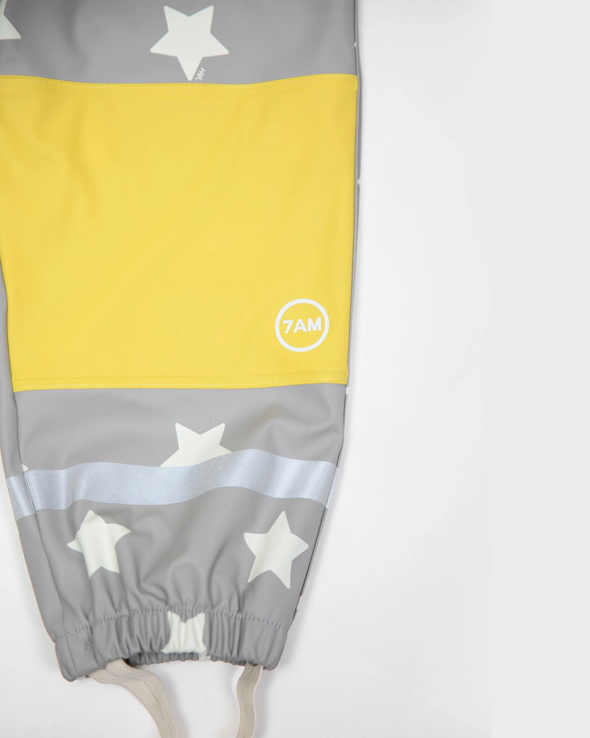 Rain Suspender Pants | Rainy Stars Yellow - Image 2