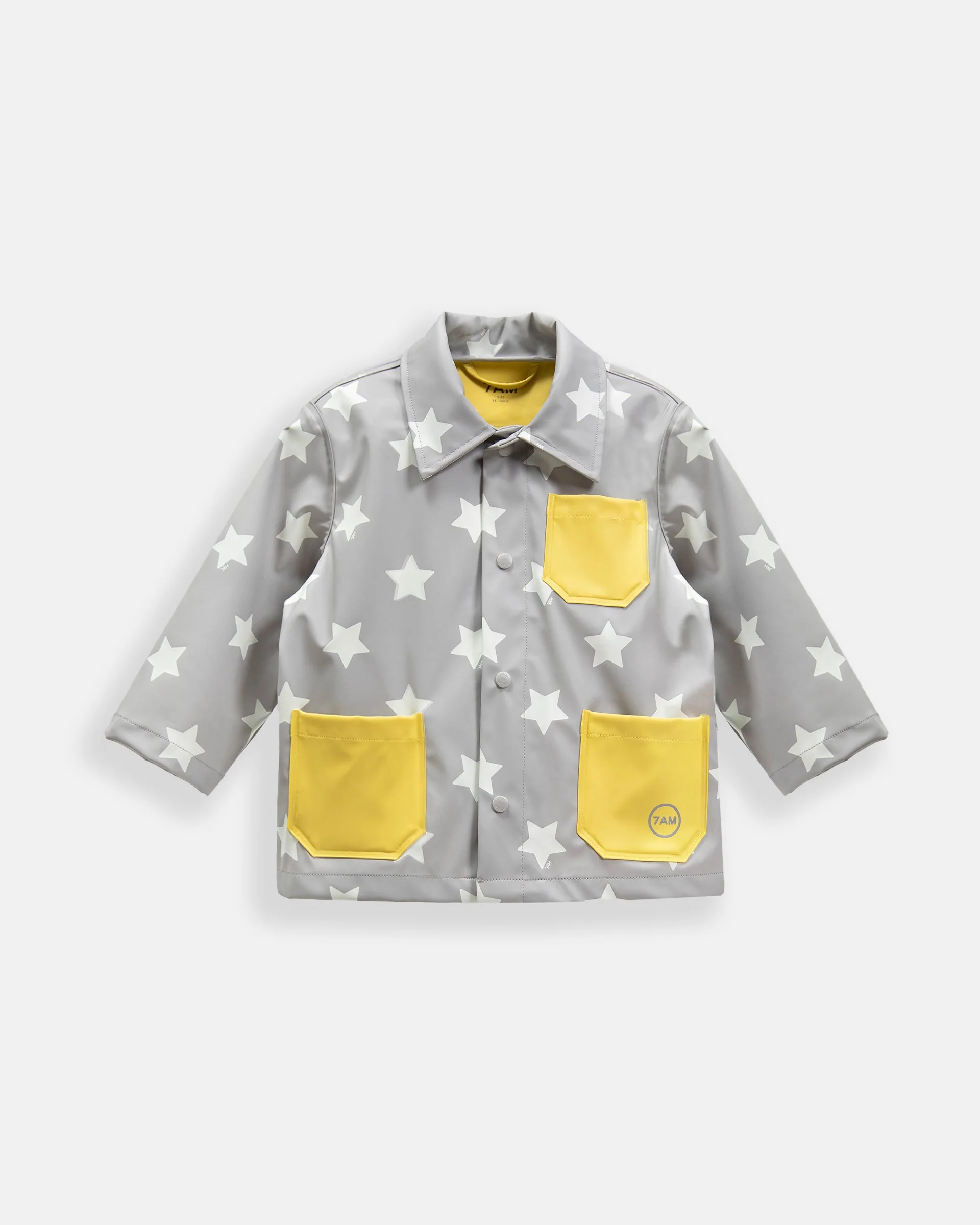 Rain Worker Jacket | Rainy Stars Yellow