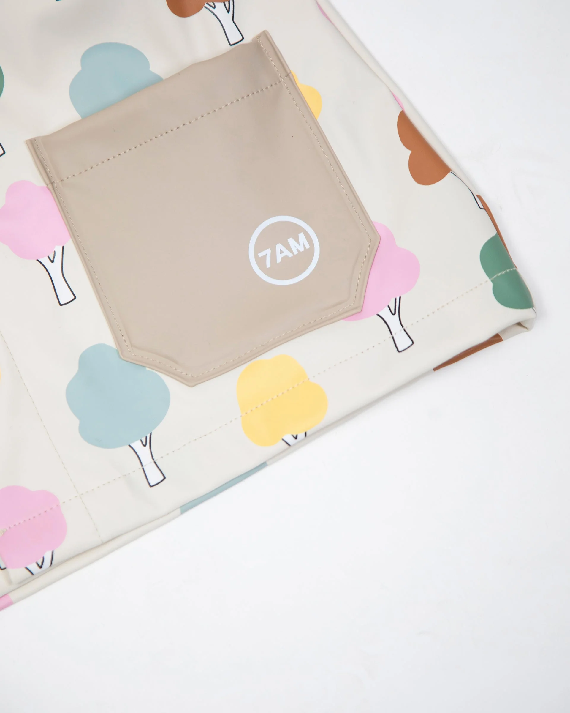 Rain Worker Jacket | Rainy Trees Beige - Image 2