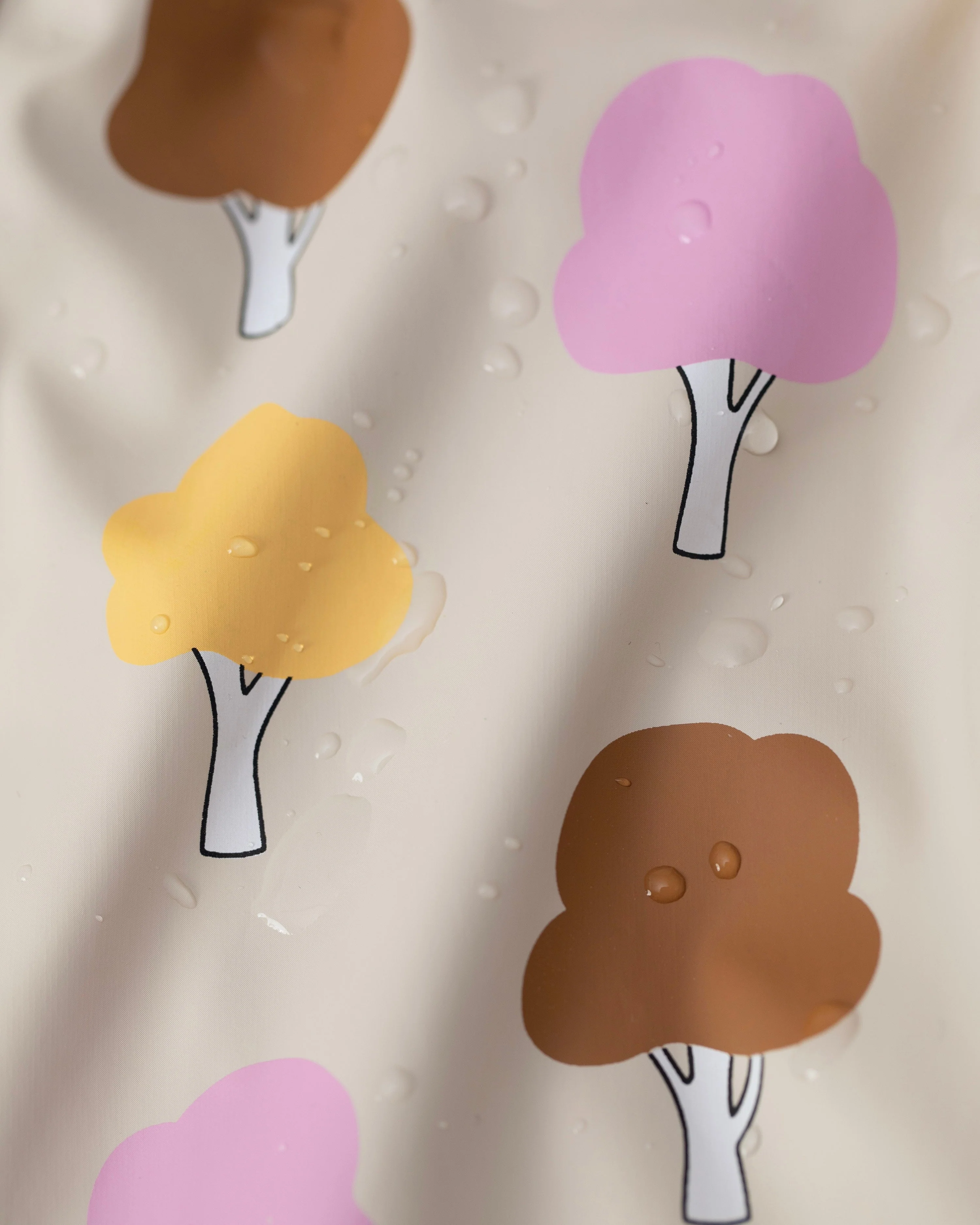 Rain Worker Jacket | Rainy Trees Beige - Image 3