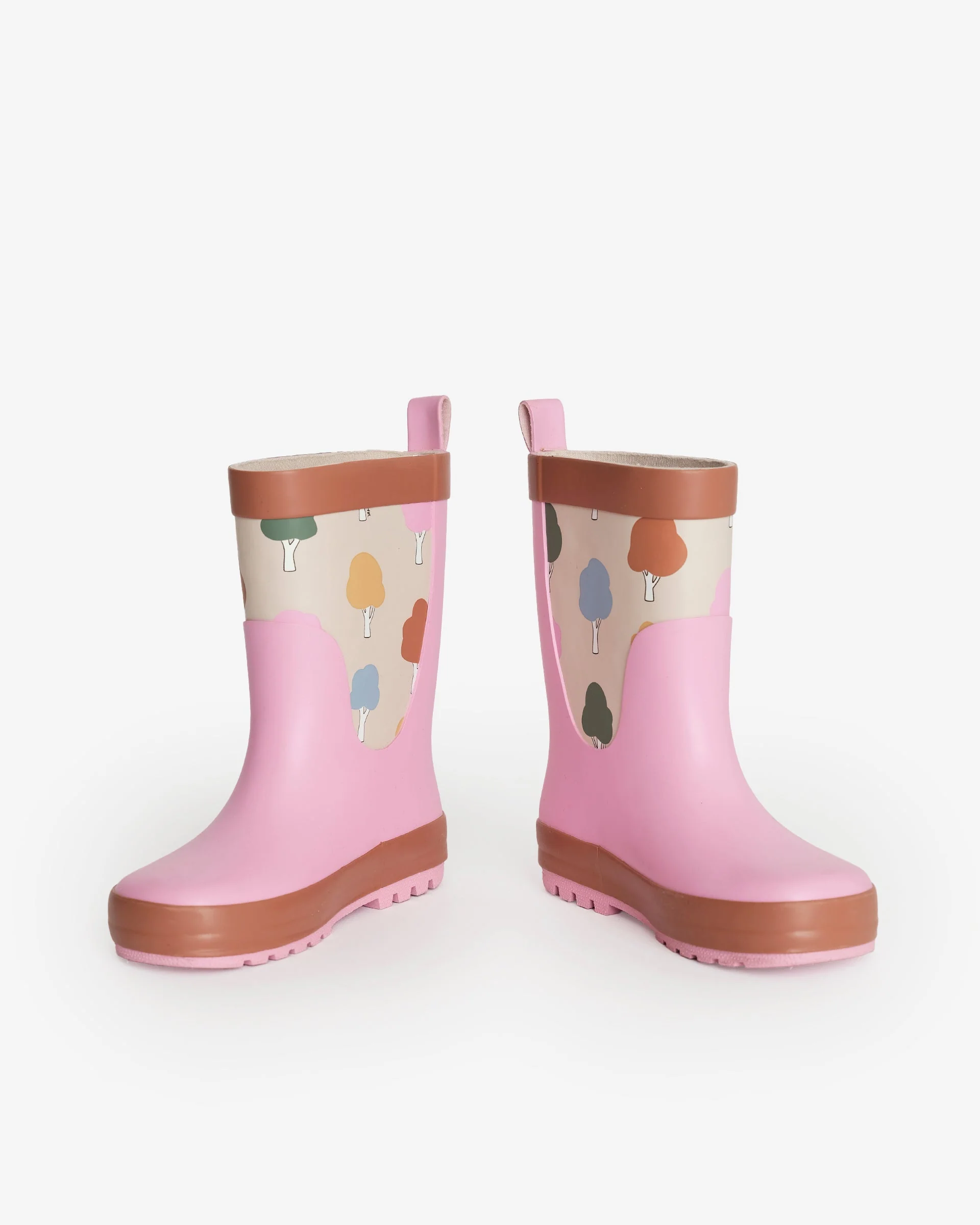 Rain Boots | Rainy Trees Beige - Image 4