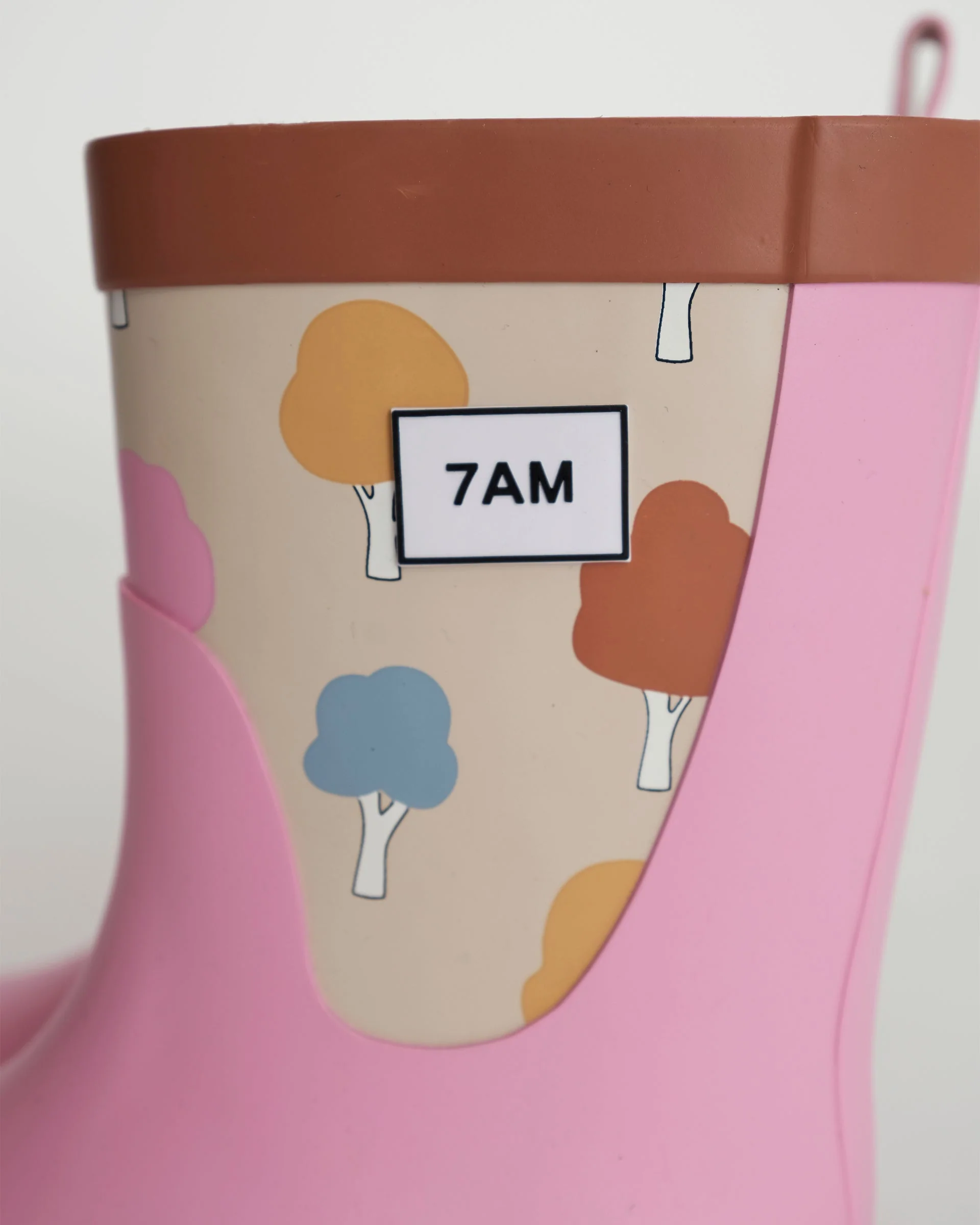 Rain Boots | Rainy Trees Beige - Image 5
