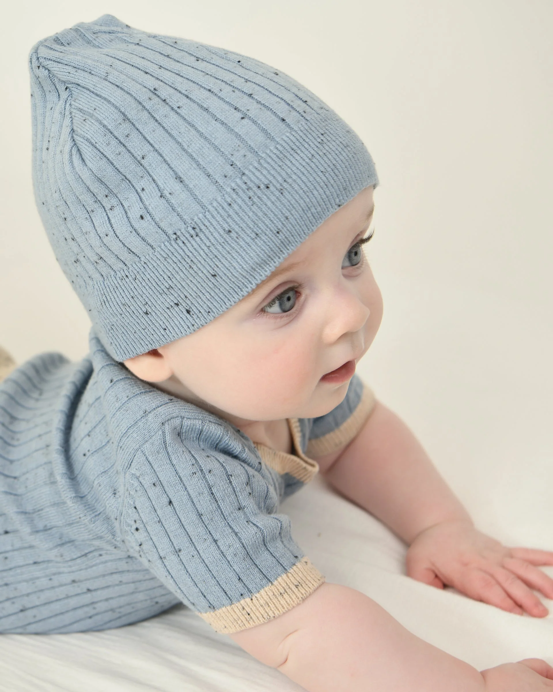 Short Sleeve Bodysuit - Hug Me | Lake Blue - Image 7