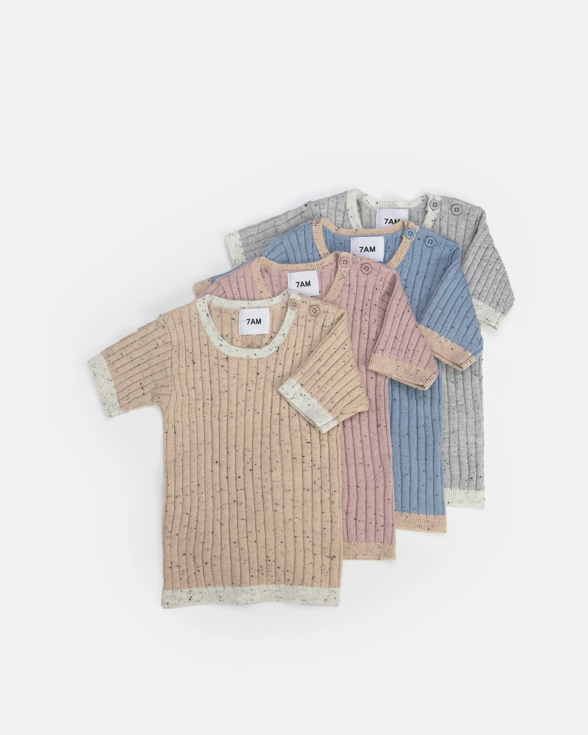 Short Sleeve Top - Hug Me | Oat - Image 5