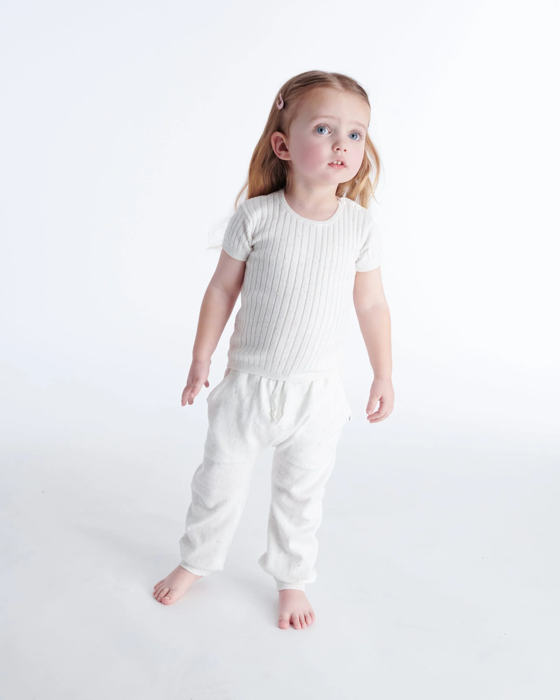 Cotton Tee - Ribbed | Seashell - Image 11