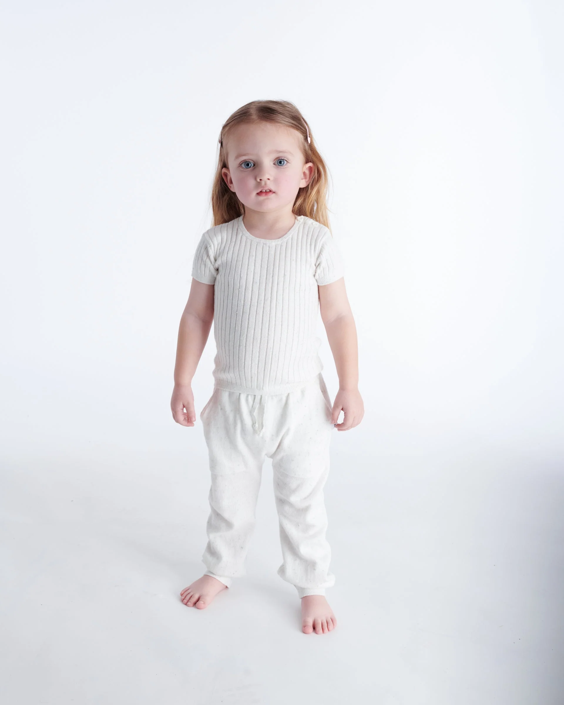 Cotton Tee - Ribbed | Seashell - Image 7