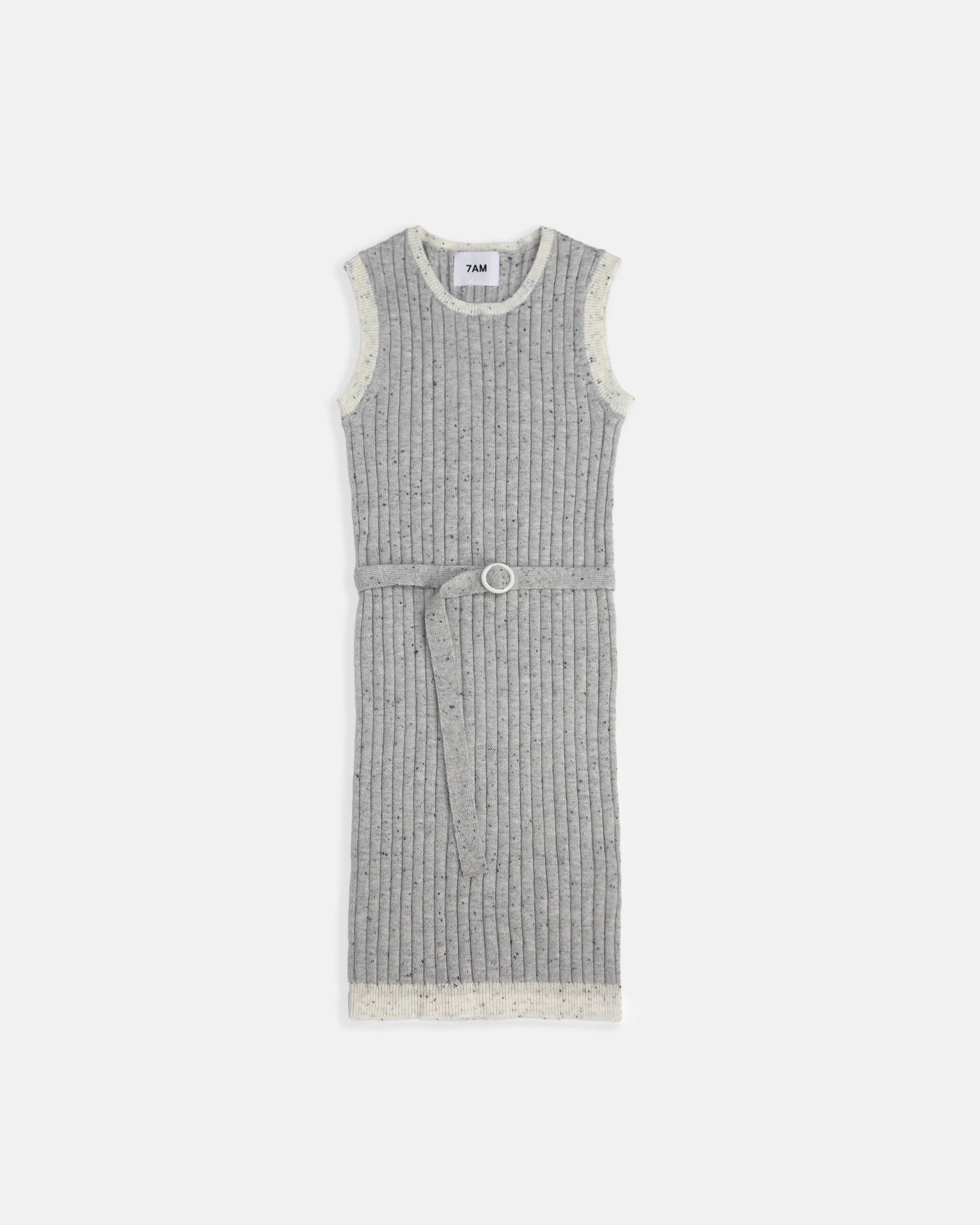 Sleeveless Dress - Hug Me | Light Heather Grey