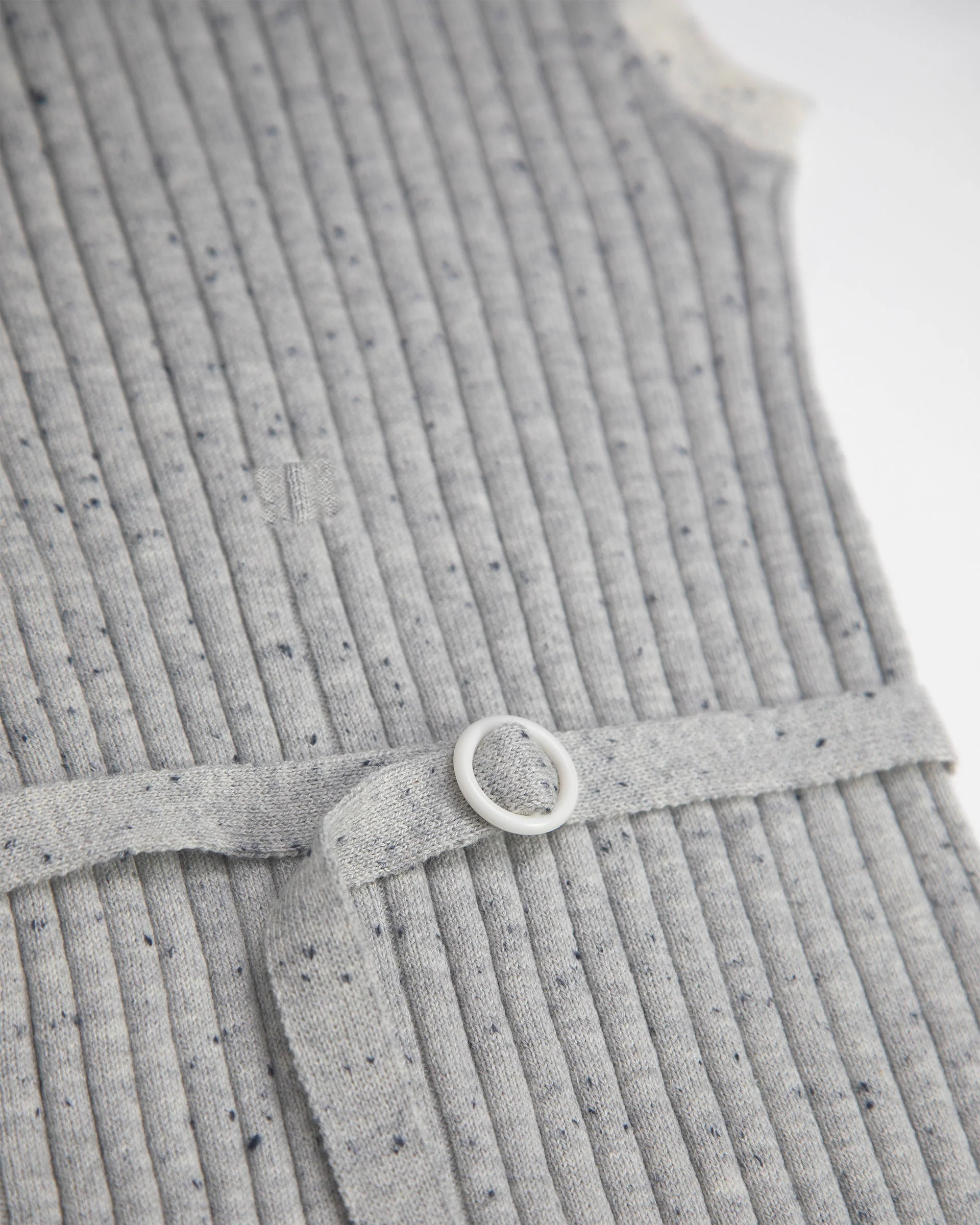 Sleeveless Dress - Hug Me | Light Heather Grey - Image 3