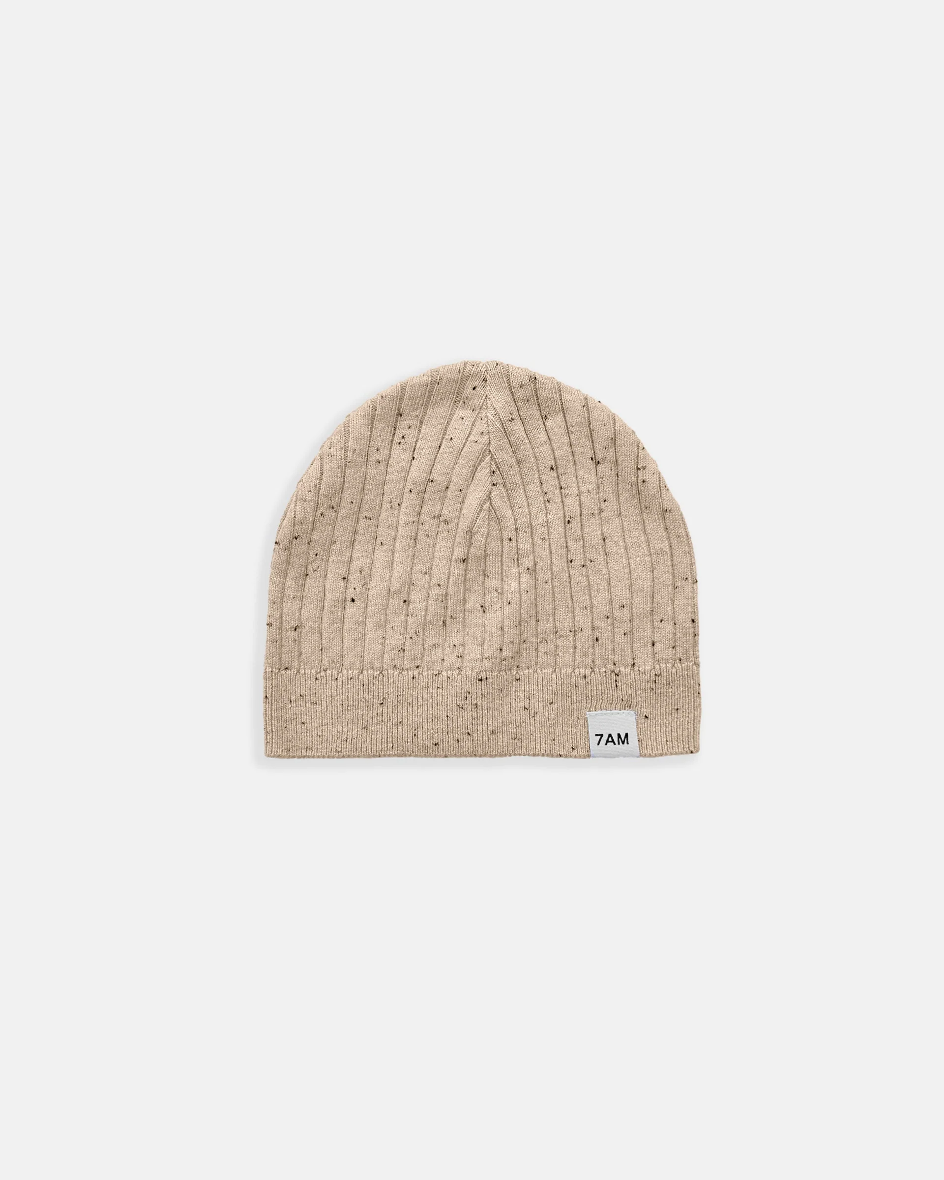 Cotton Beanie - Ribbed | Oat