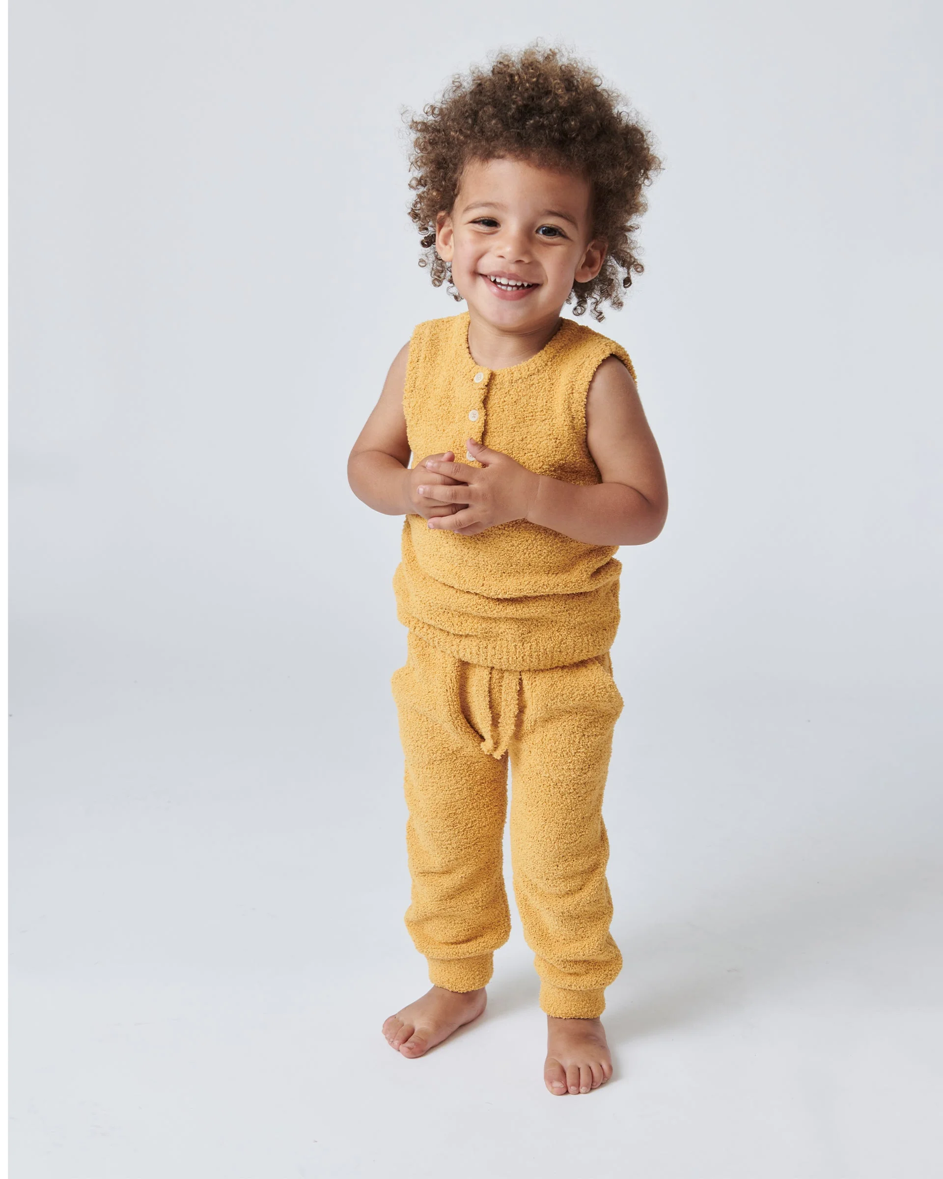 Sleeveless Henley - Fuzzy | Amber - Image 6