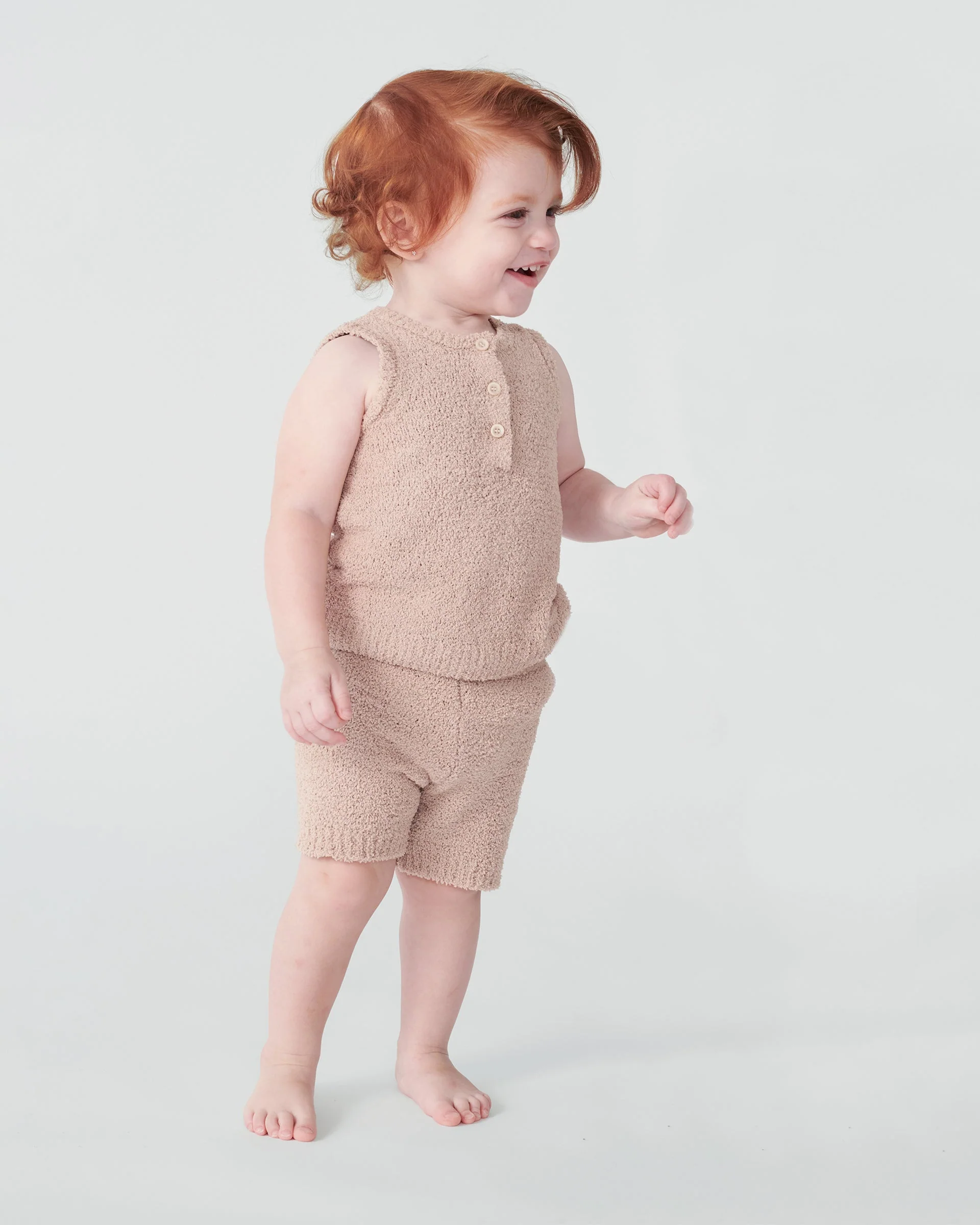 Sleeveless Henley - Fuzzy | Pecan - Image 10