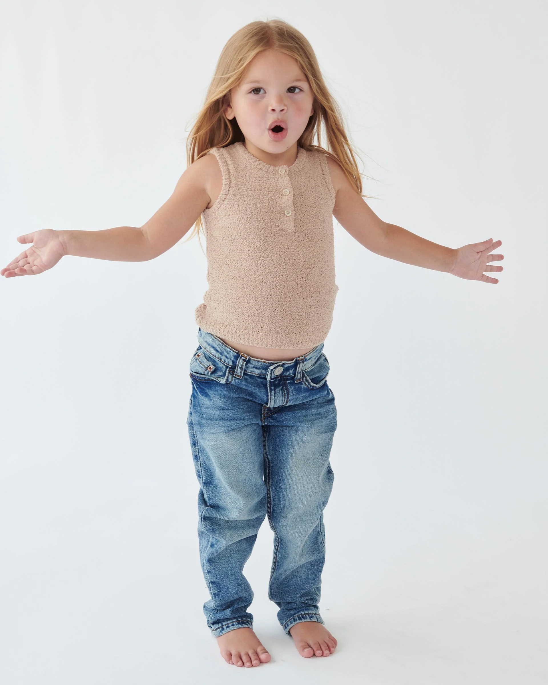 Sleeveless Henley - Fuzzy | Pecan - Image 13