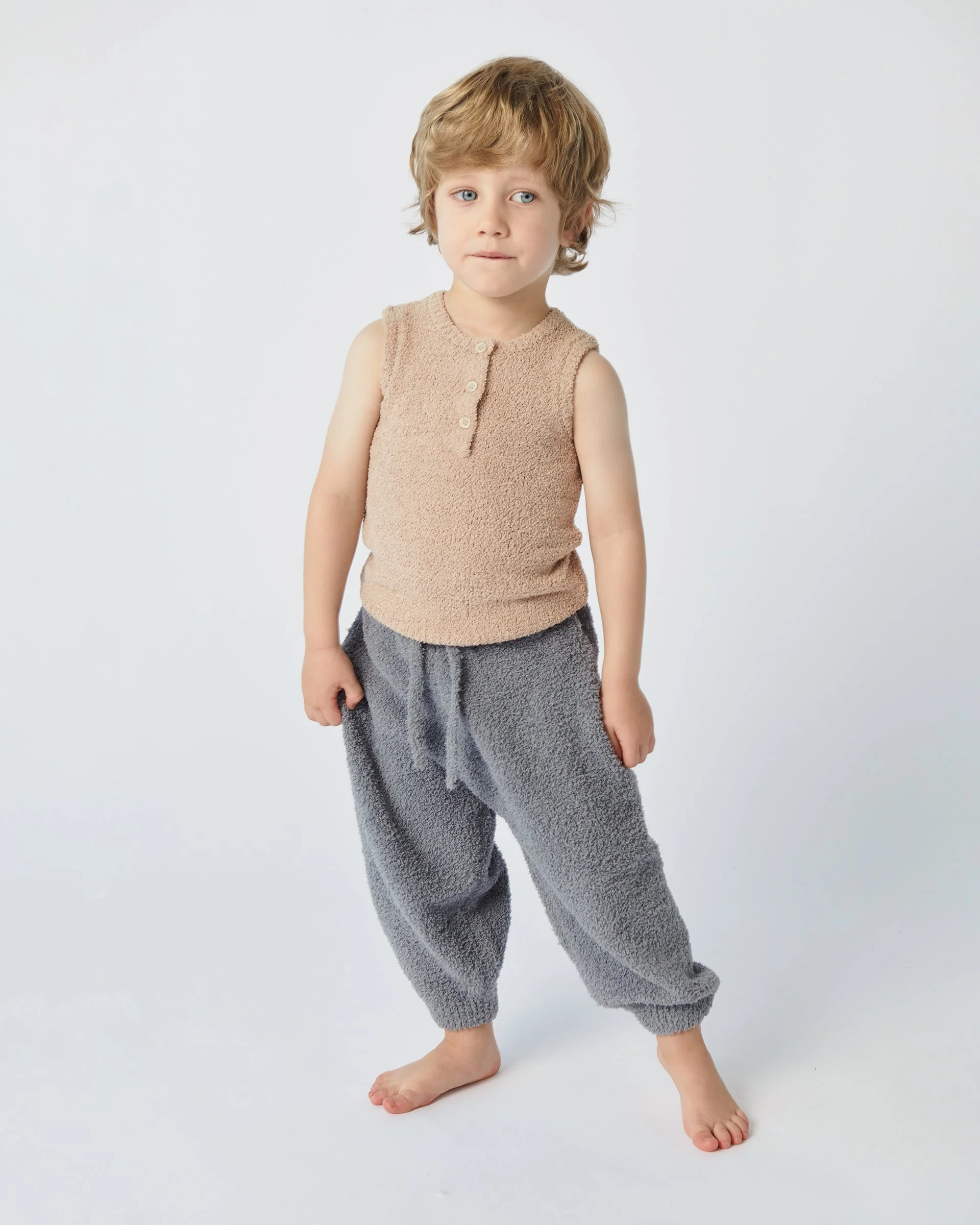 Sleeveless Henley - Fuzzy | Pecan - Image 8