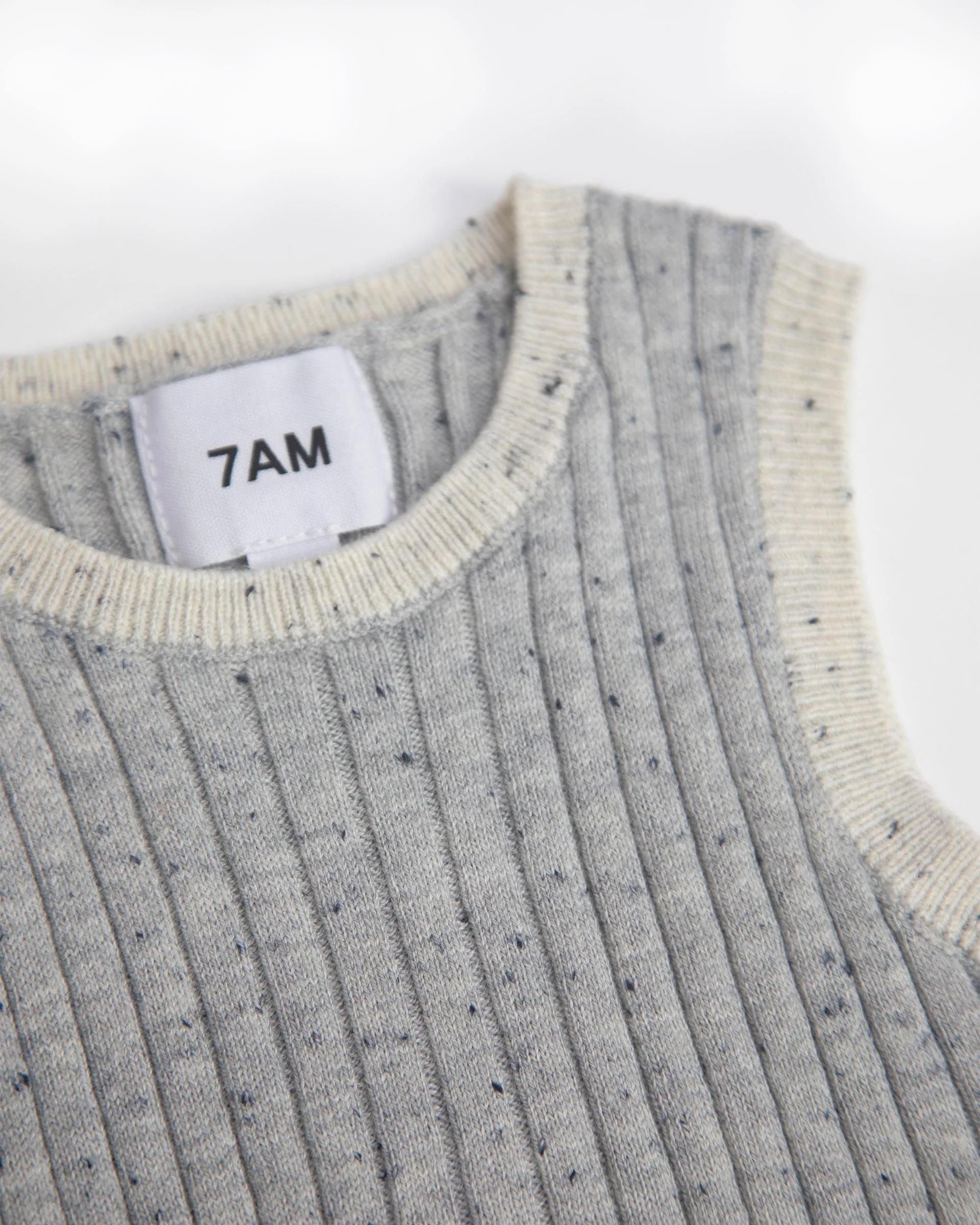 Tank Top - Hug Me | Light Heather Grey - Image 2