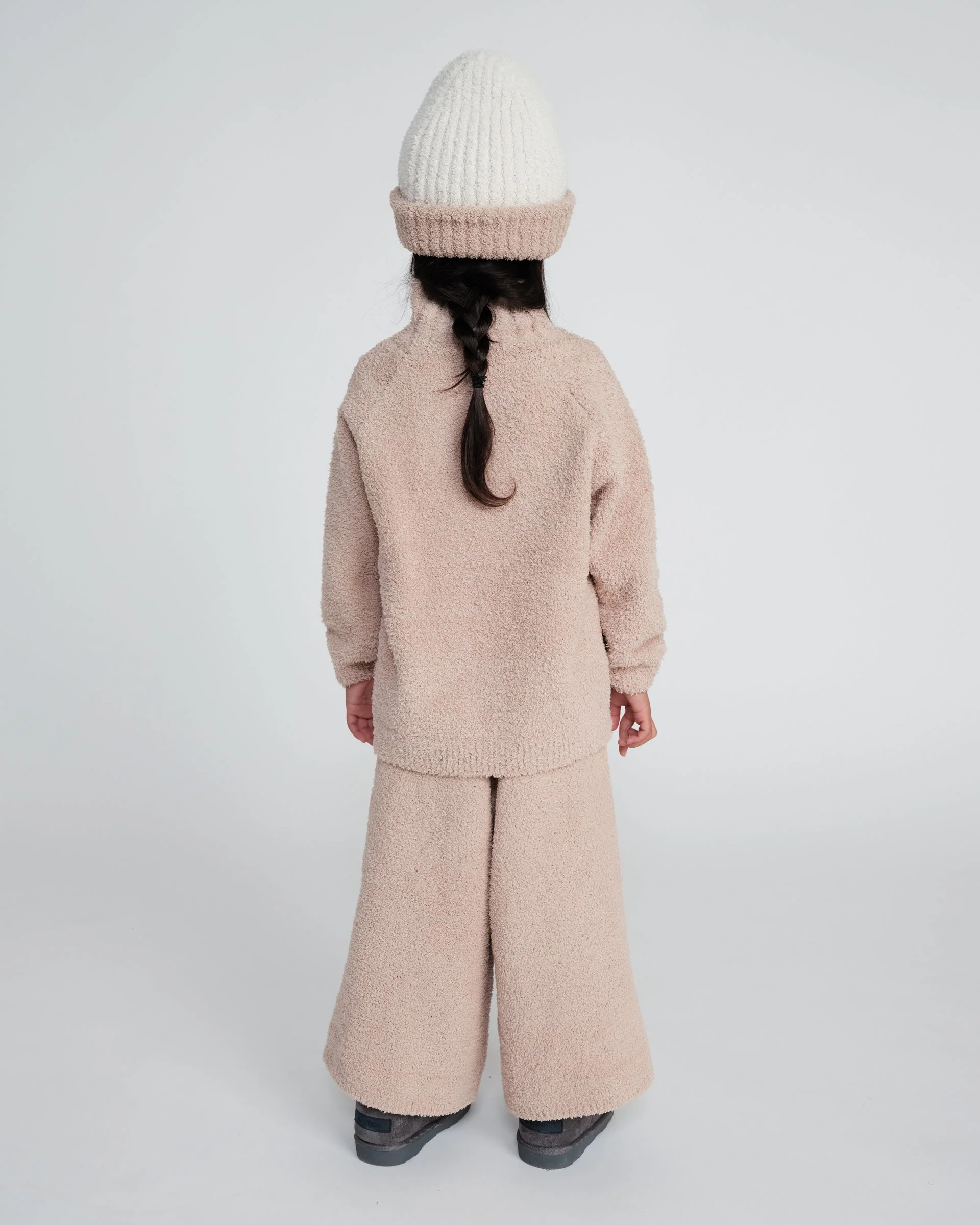 Boxy Mock Neck Sweater - Fuzzy | Pecan - Image 11
