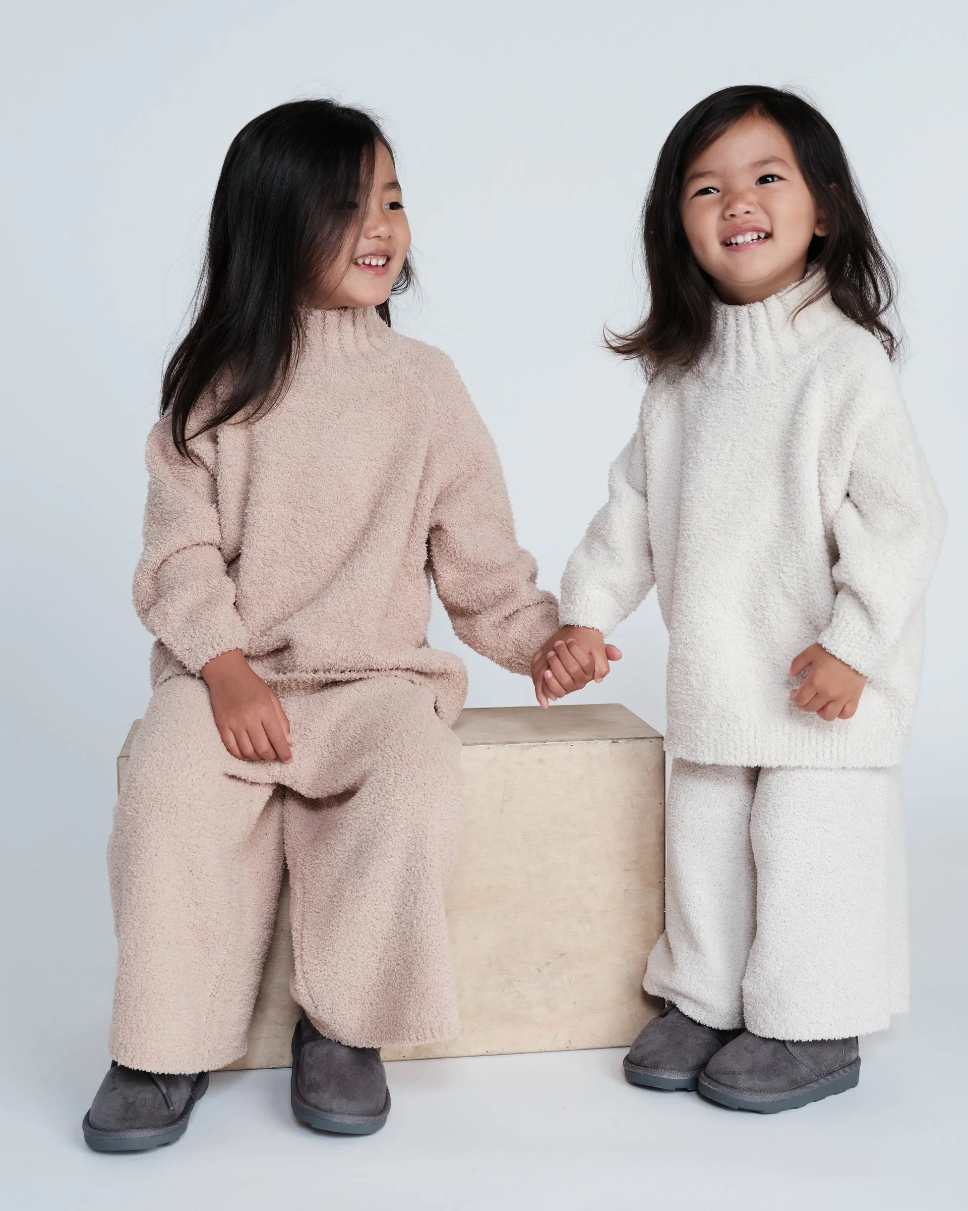 Boxy Mock Neck Sweater - Fuzzy | Pecan - Image 15