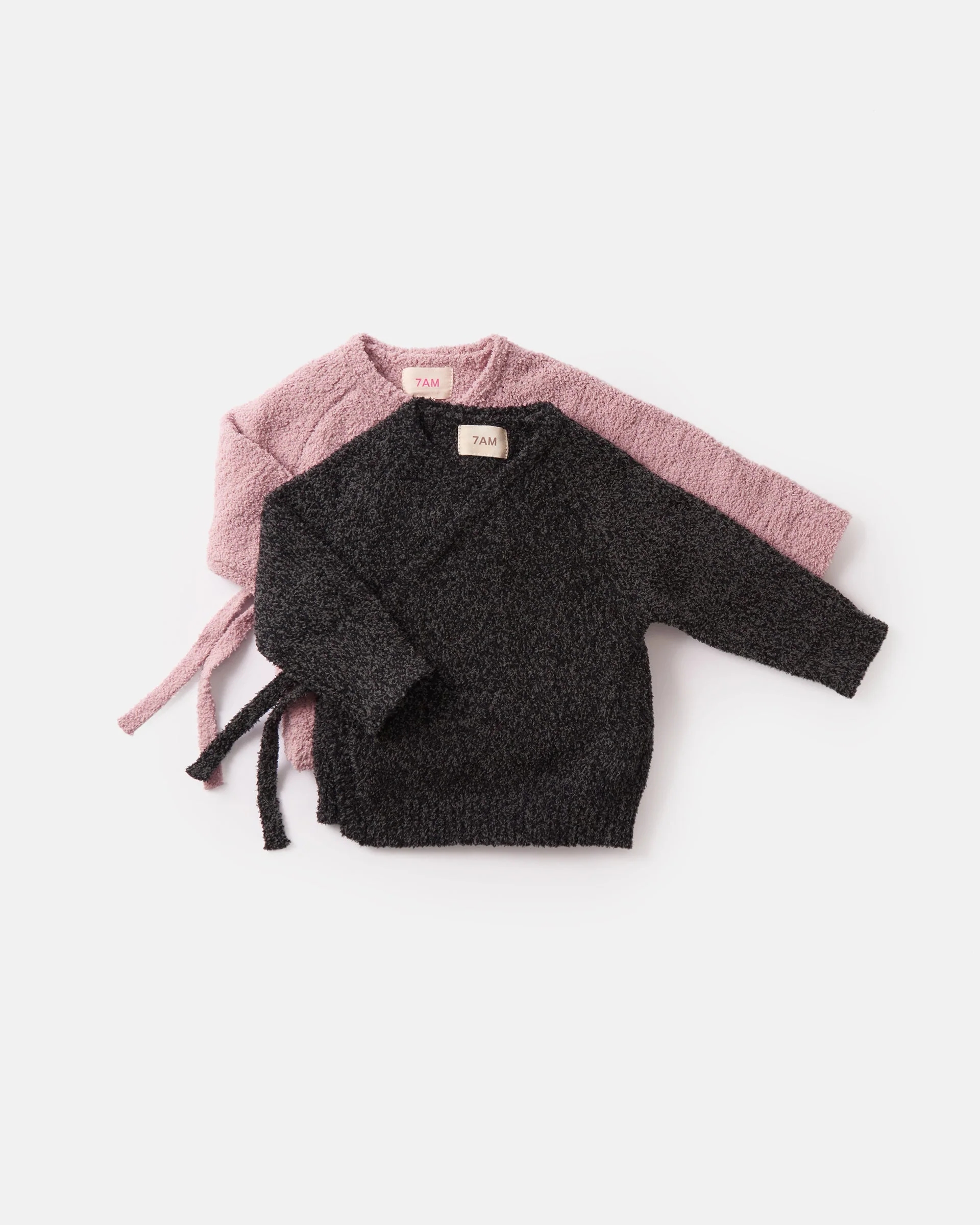 Wrap Top - Fuzzy | Black Melange - Image 6