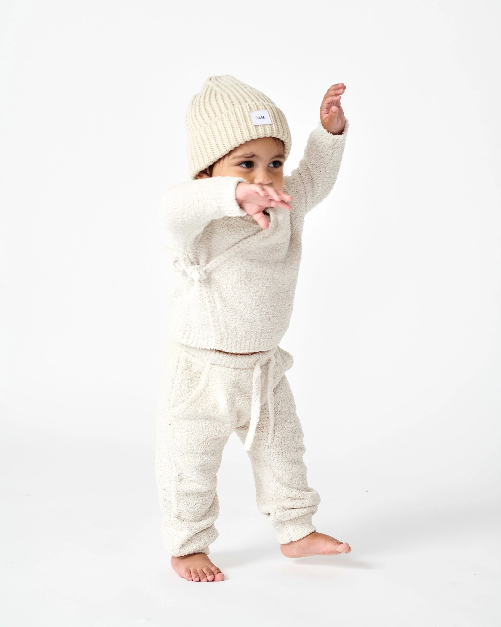Wrap Top - Fuzzy | Ecru - Image 10