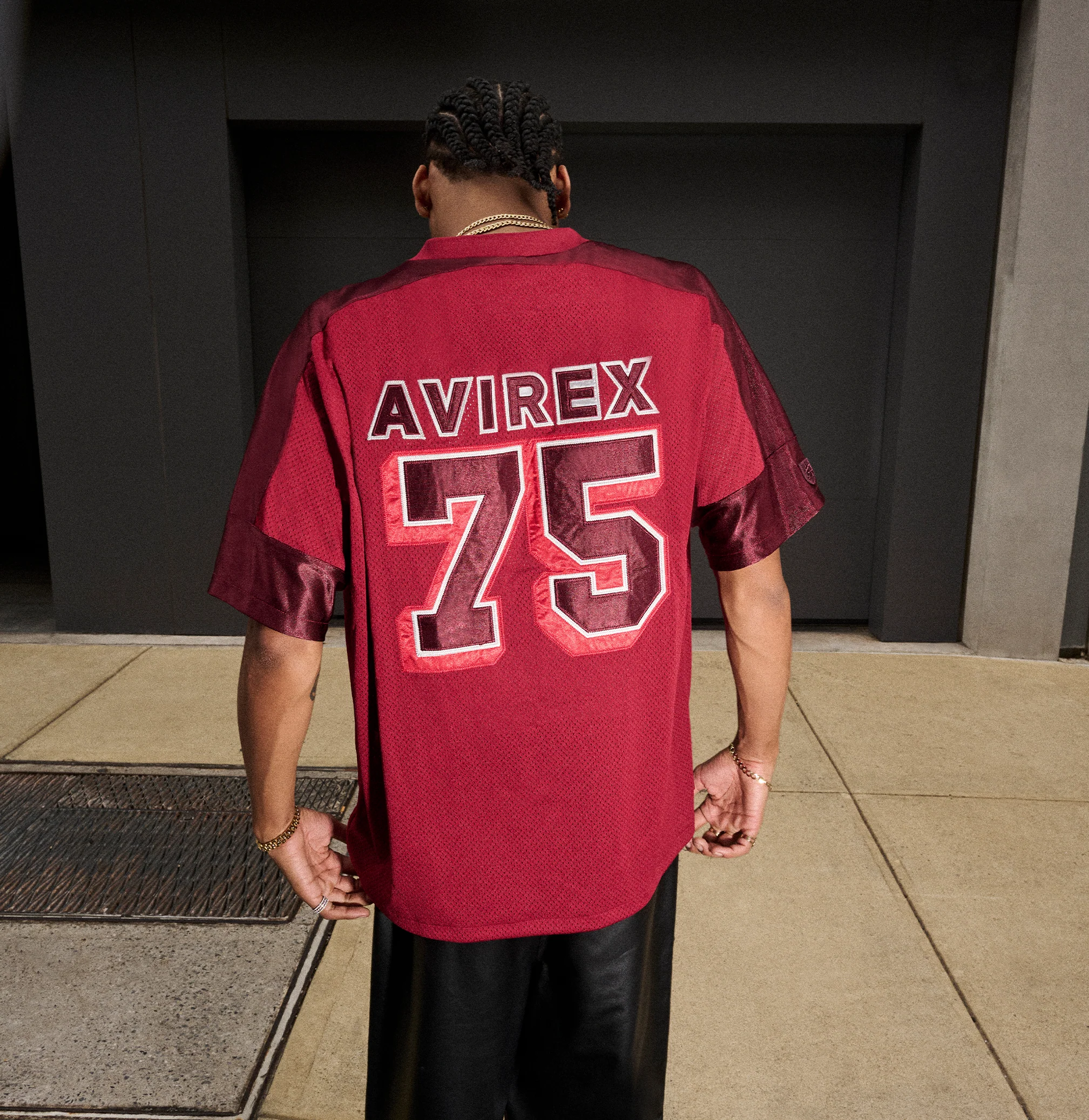 Avirex Jersey | Dark Cherry - Image 12