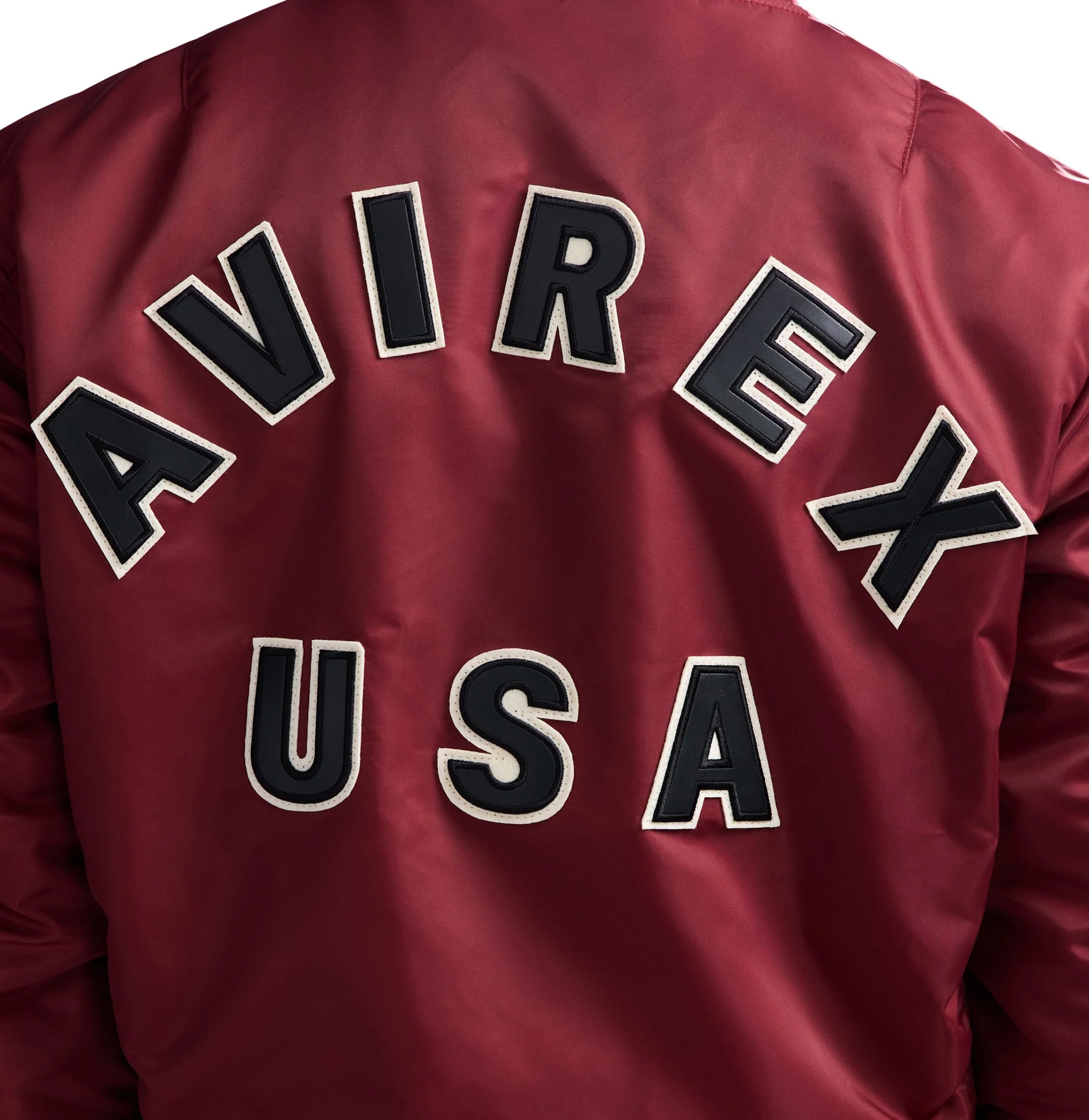 Ma-1 Nylon Bomber Jacket | Cabernet - Image 9