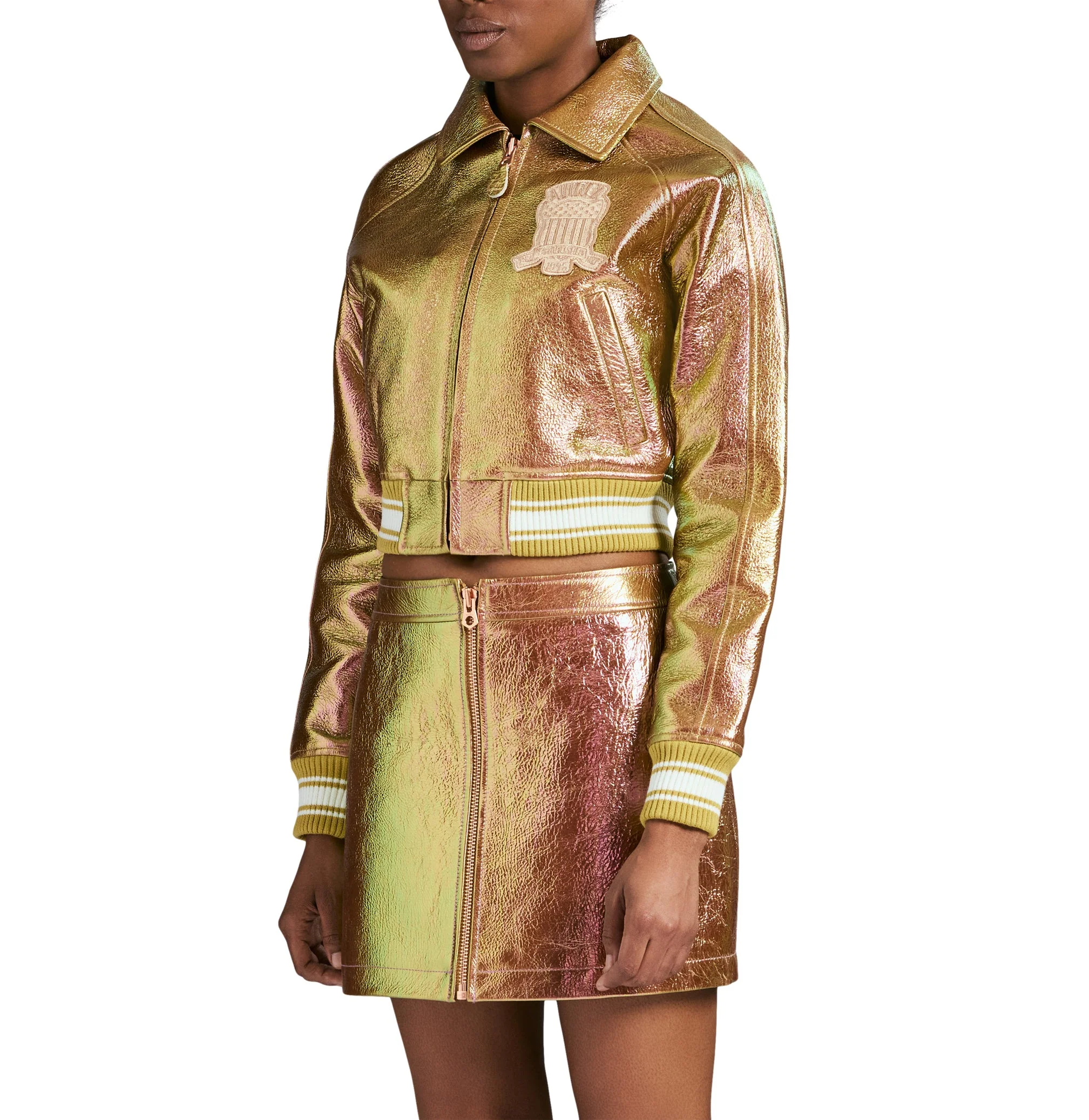 Metallic Icon Skirt | Berry - Image 4