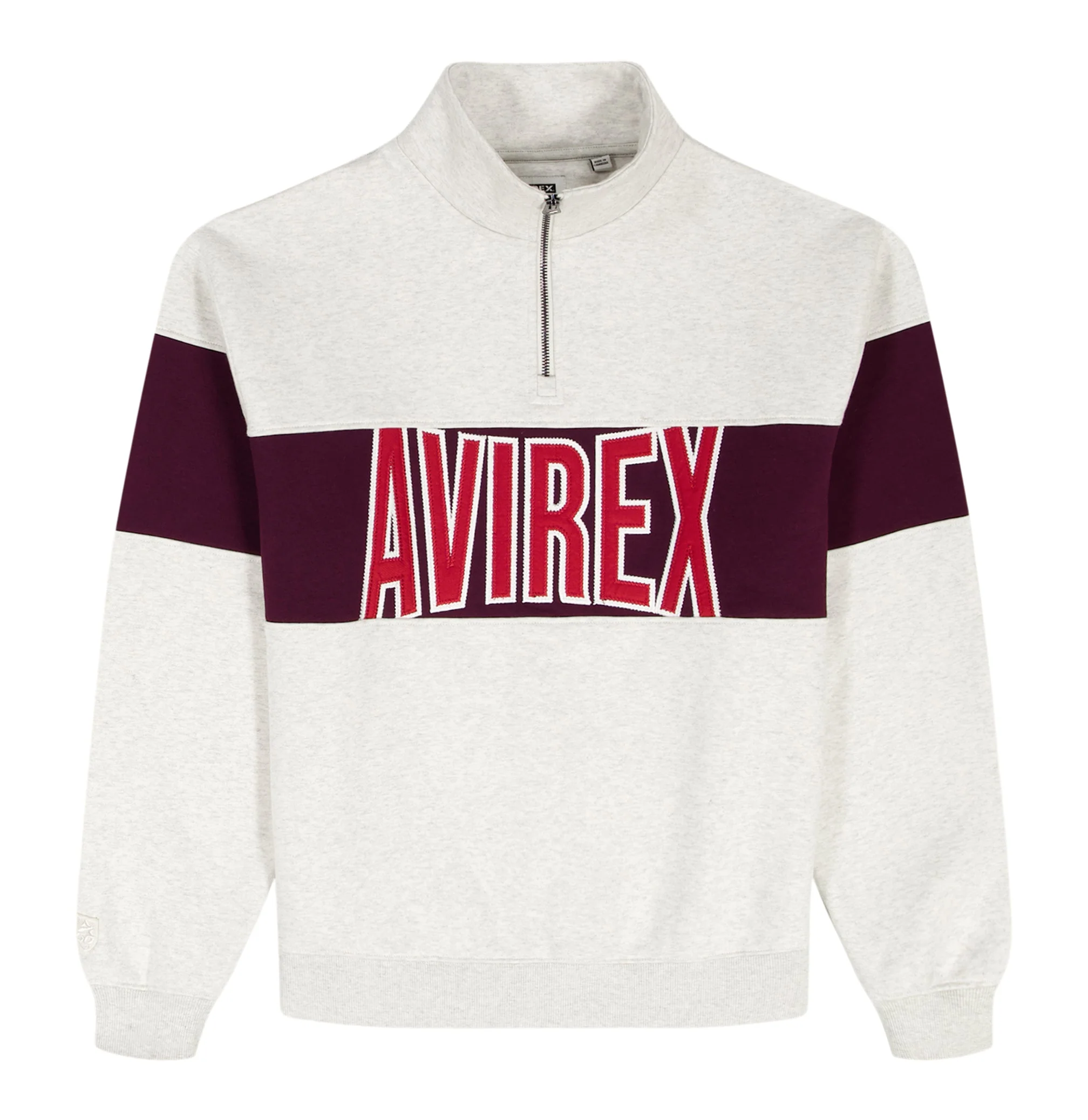Mock Neck Sweatshirt | Oatmeal Heather