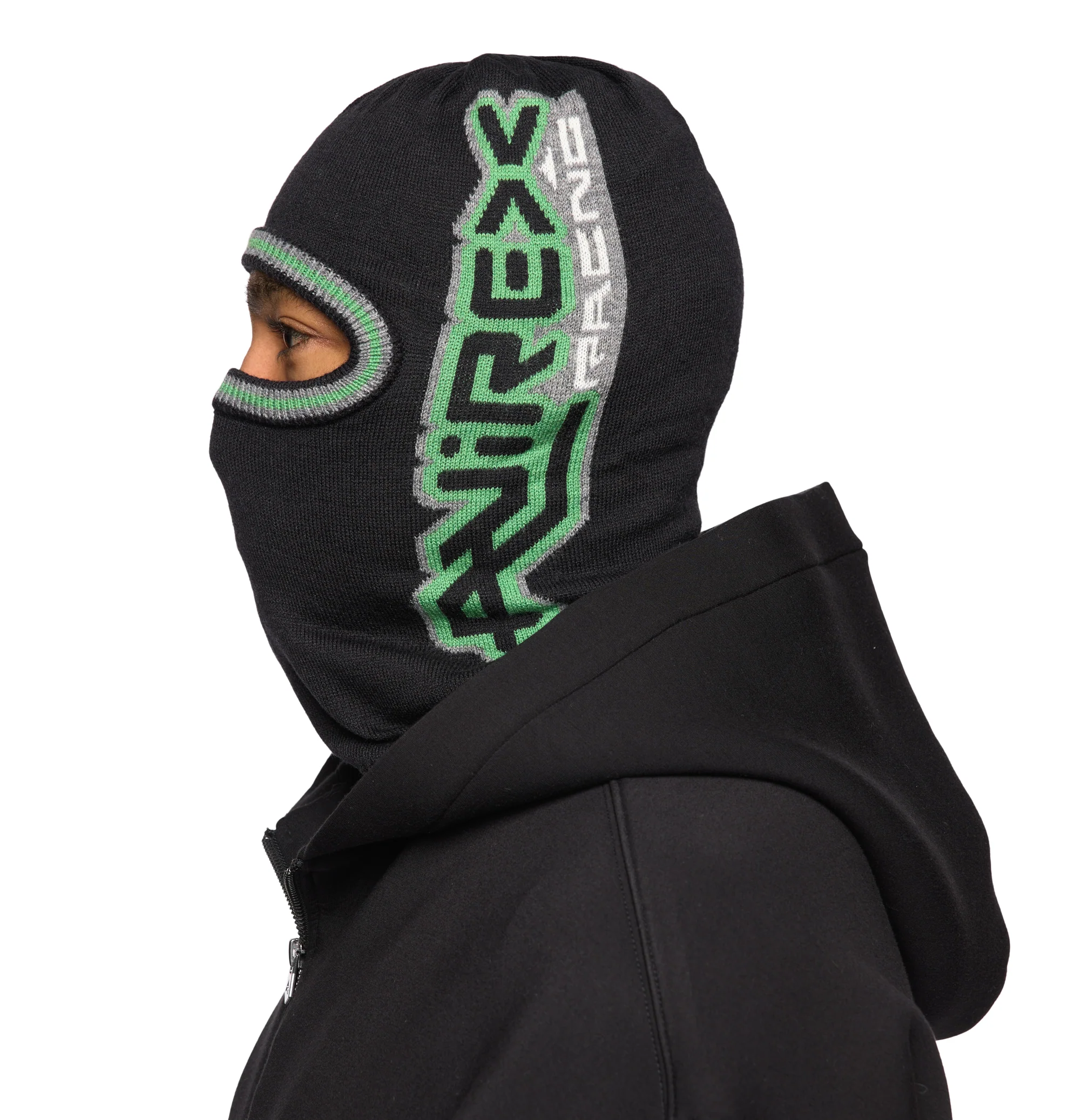 Racer Balaclava | Black Green - Image 3