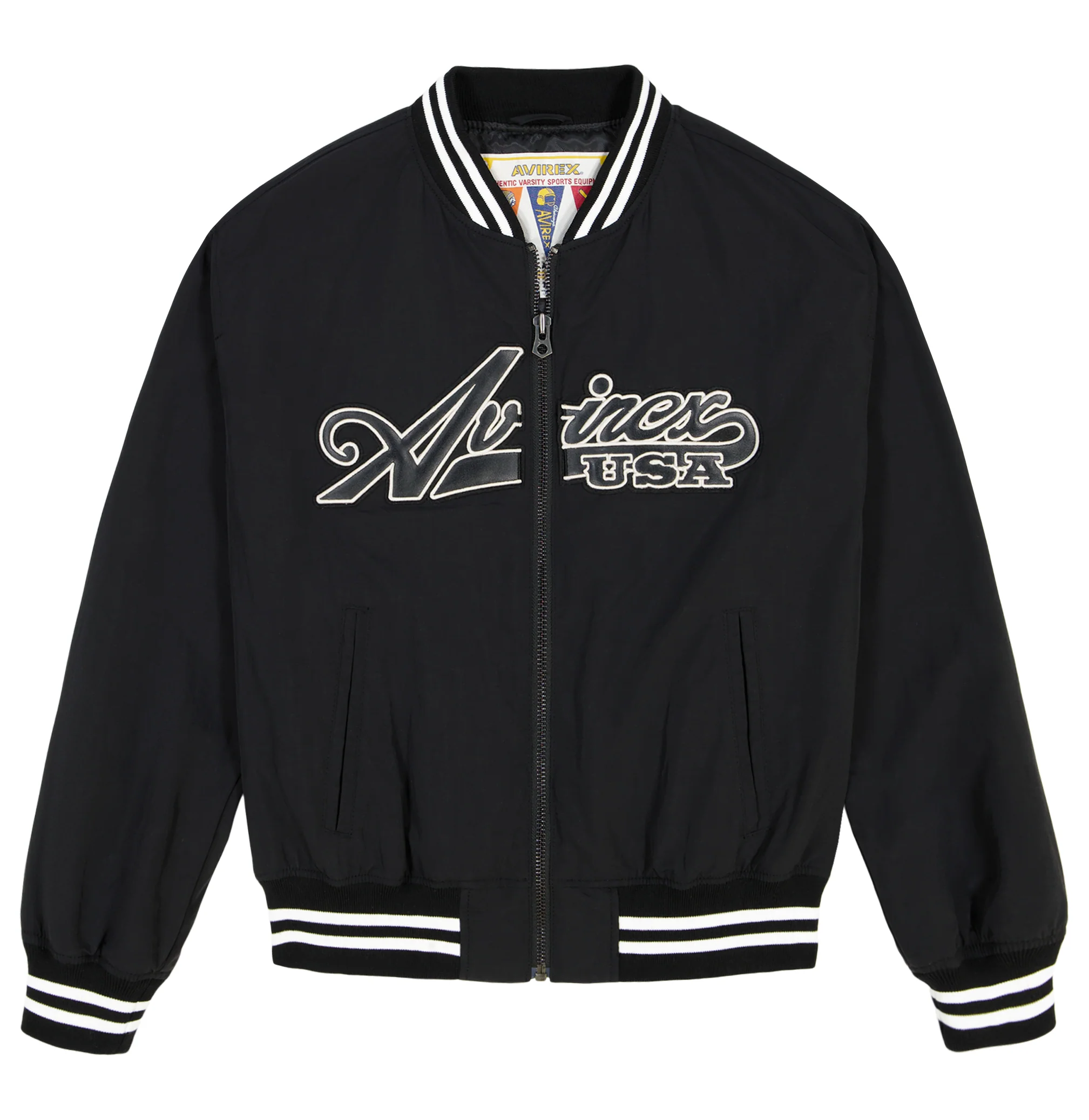 Script Nylon Jacket | Black