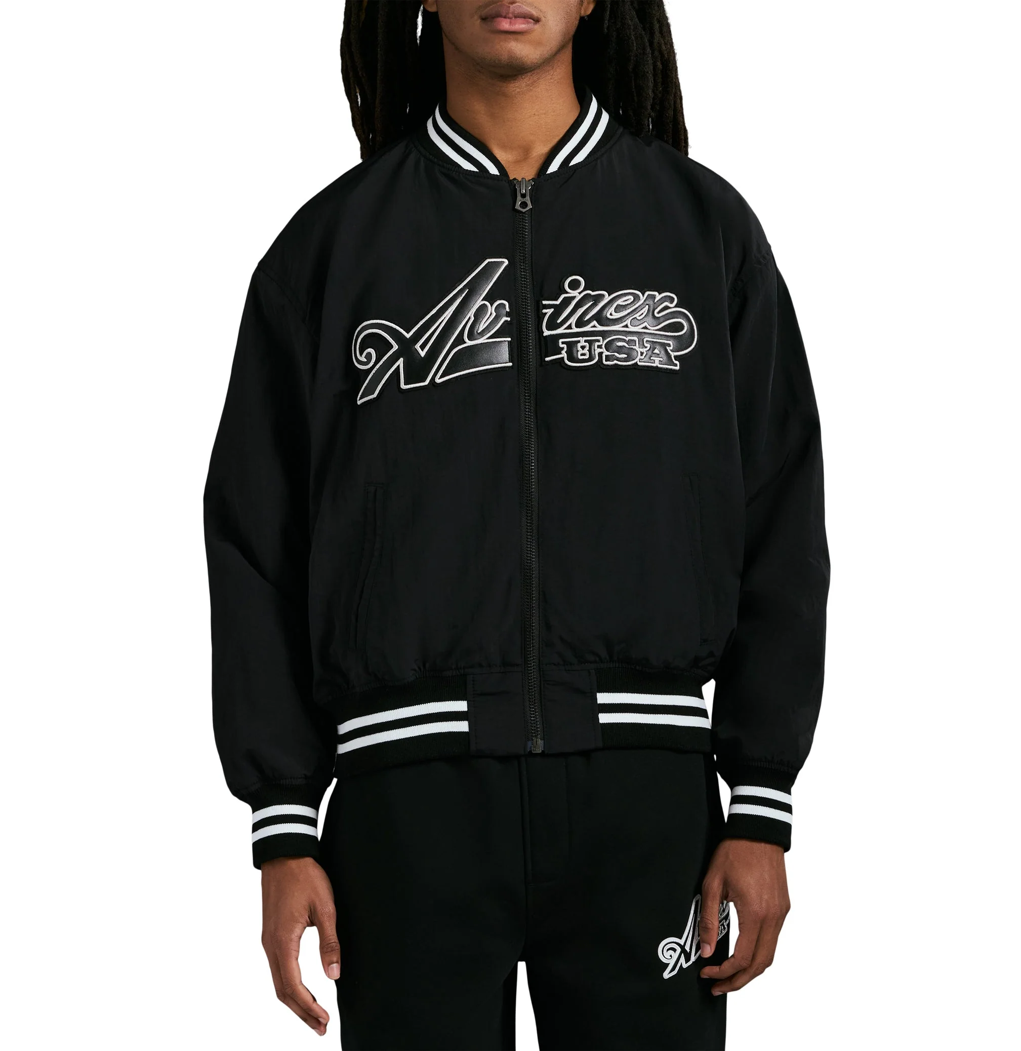 Script Nylon Jacket | Black - Image 3
