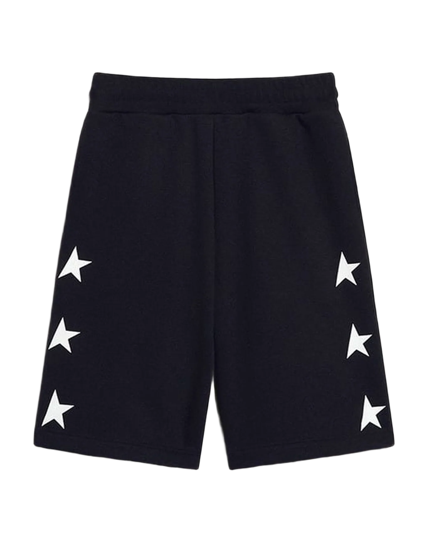 Boy | Bermuda Shorts With Stars | Dark Blue x White - Image 8