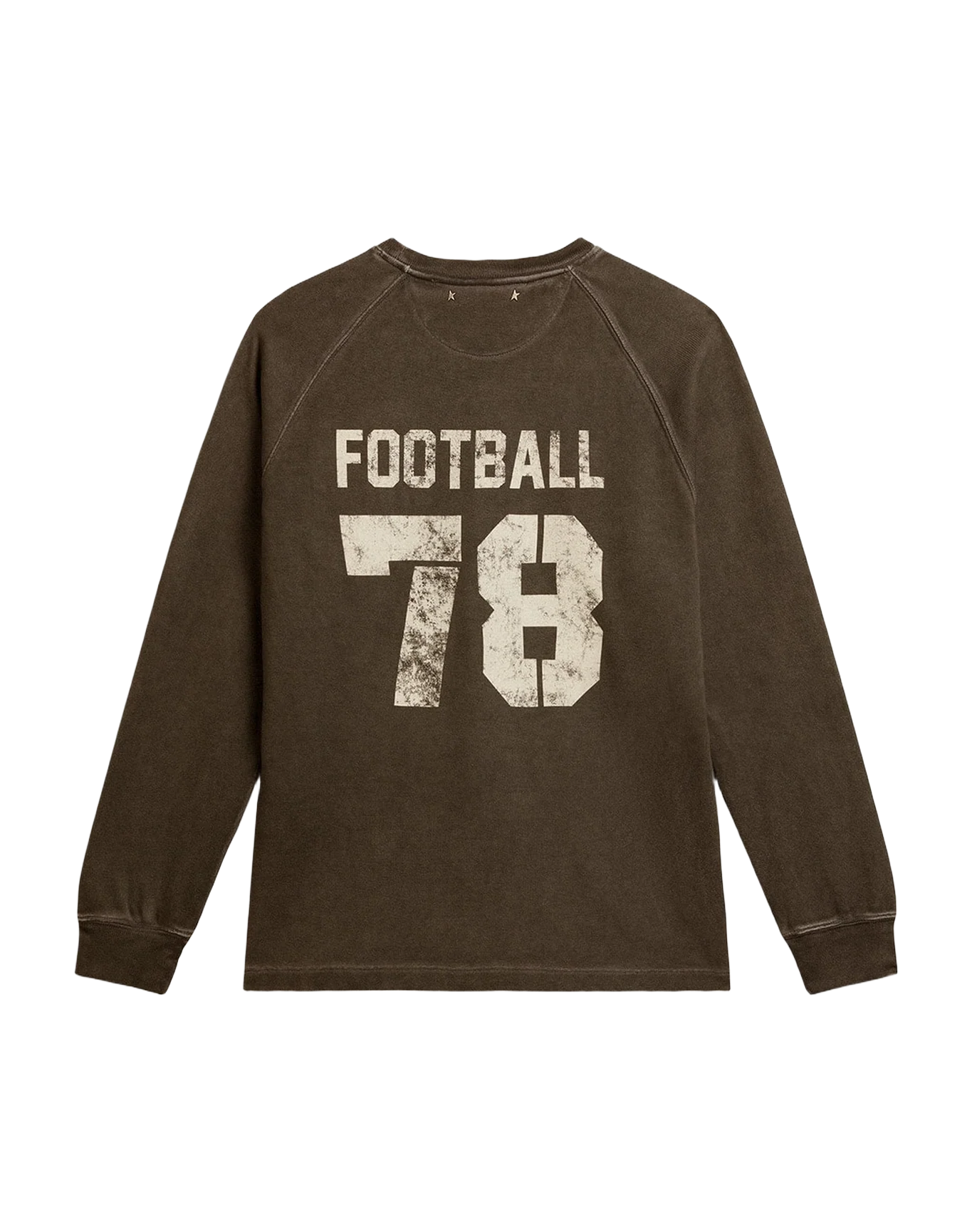Men | Long Sleeved T Shirt In Gray Cotton With Logo On The Back | Anthracite x Heritage White - Image 6