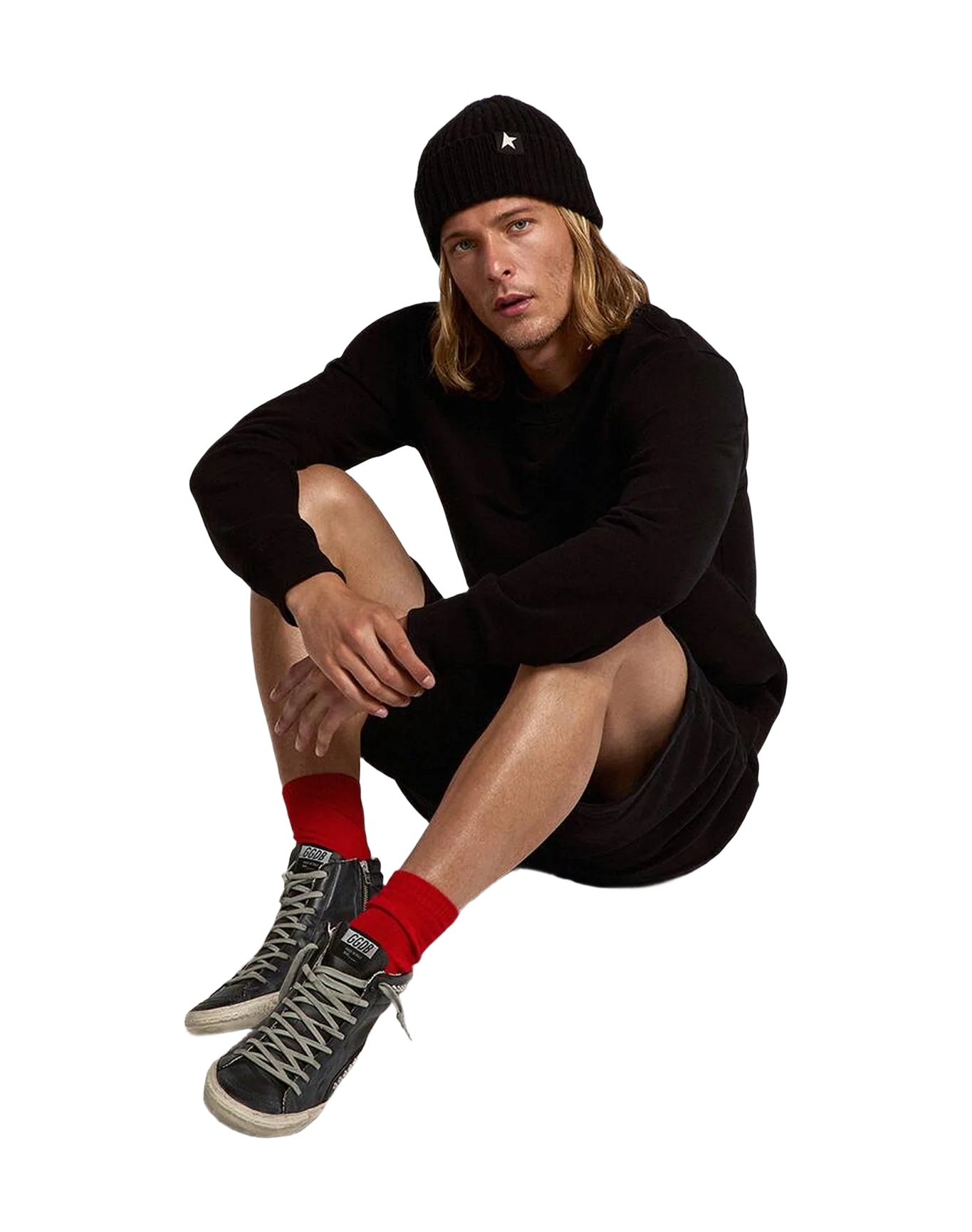 Men | Star Shorts | Black
