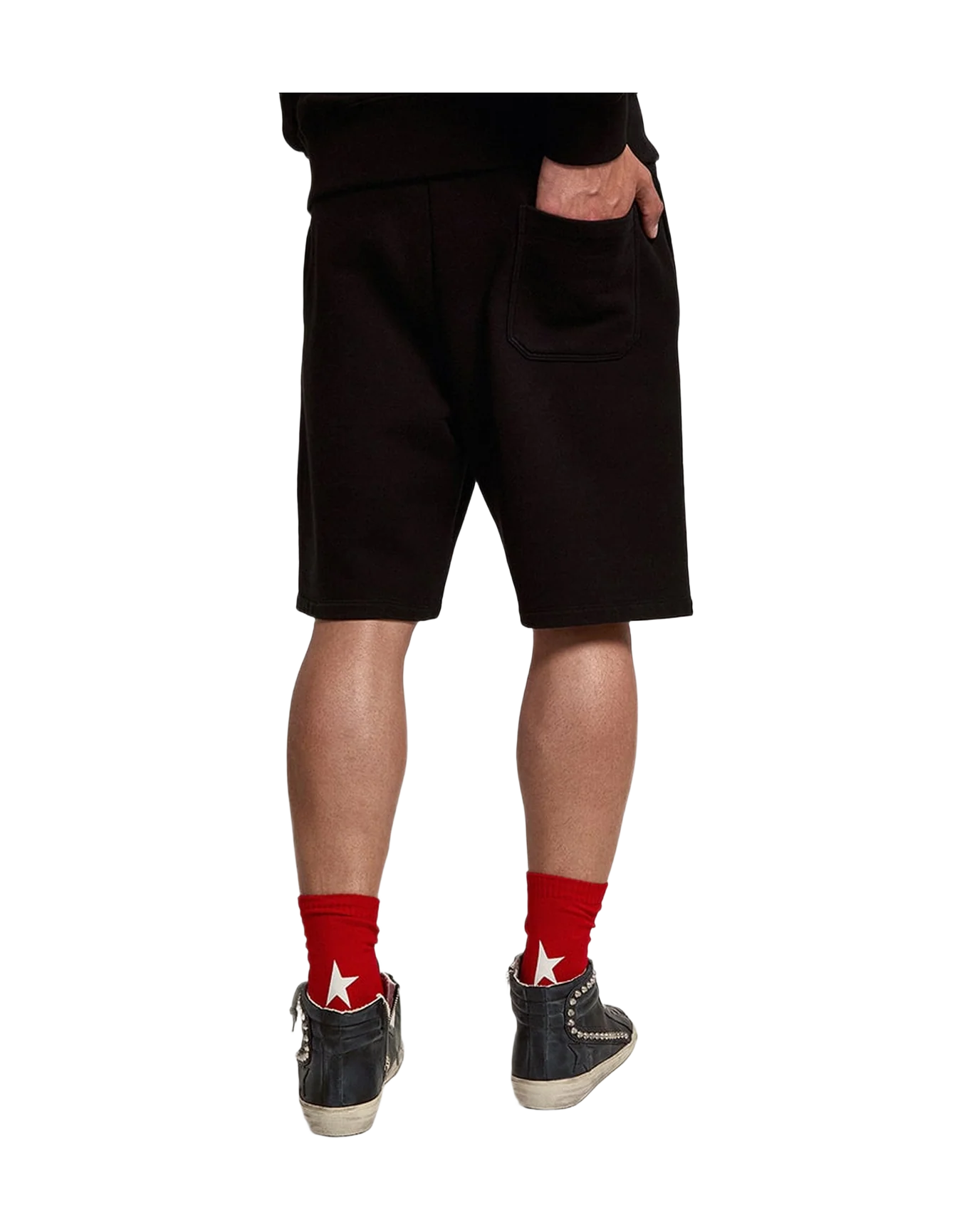 Men | Star Shorts | Black - Image 6