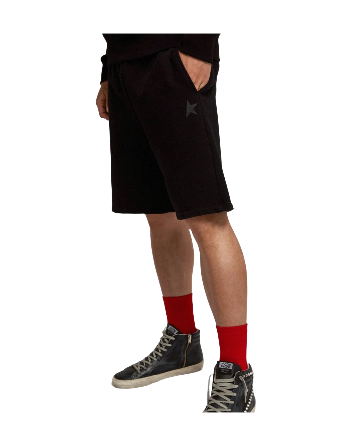 Men | Star Shorts | Black - Image 9