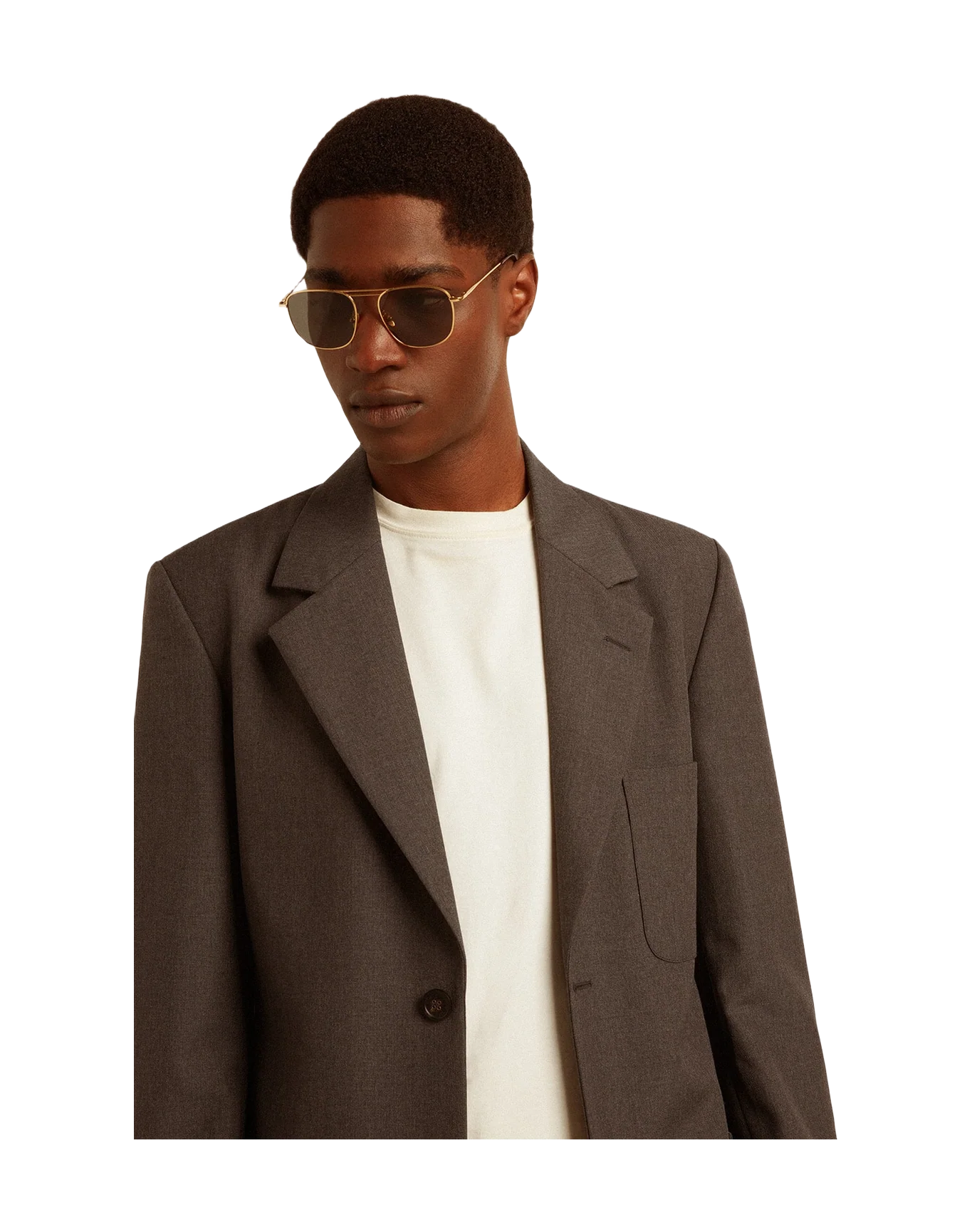 Men | Tailored Jacket In Anthracite Gray Virgin Wool | Antracite x Melange - Image 3