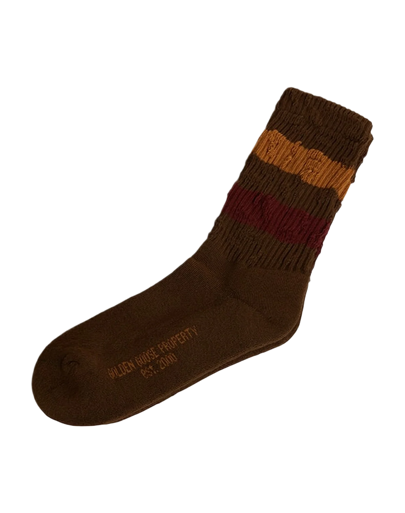 Unisex | Socks And Yellow | Army Green x Windsor Wine x Bronze Brown