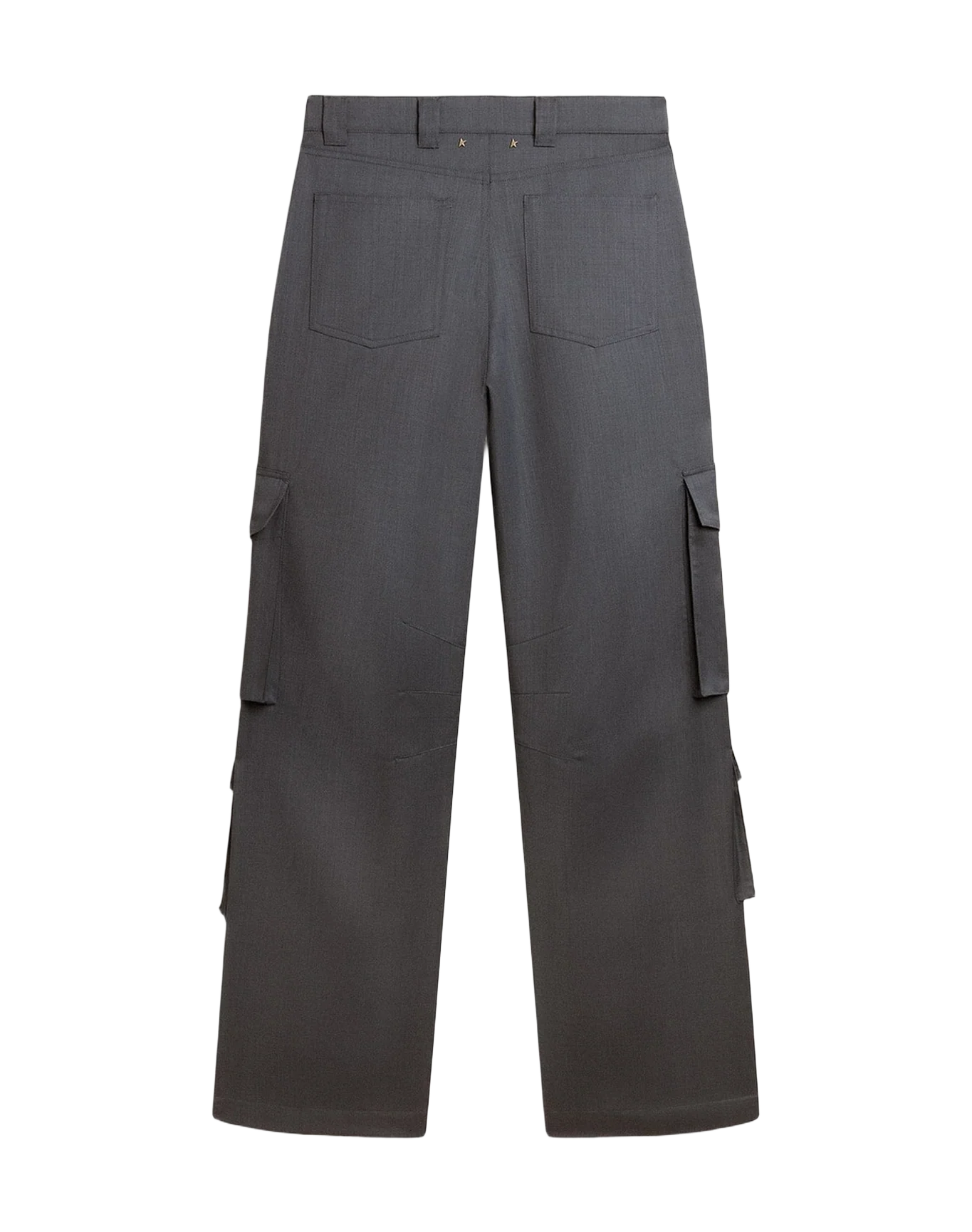 Women | Cargo Pants In Baby Blue Wool | Grisallie - Image 8