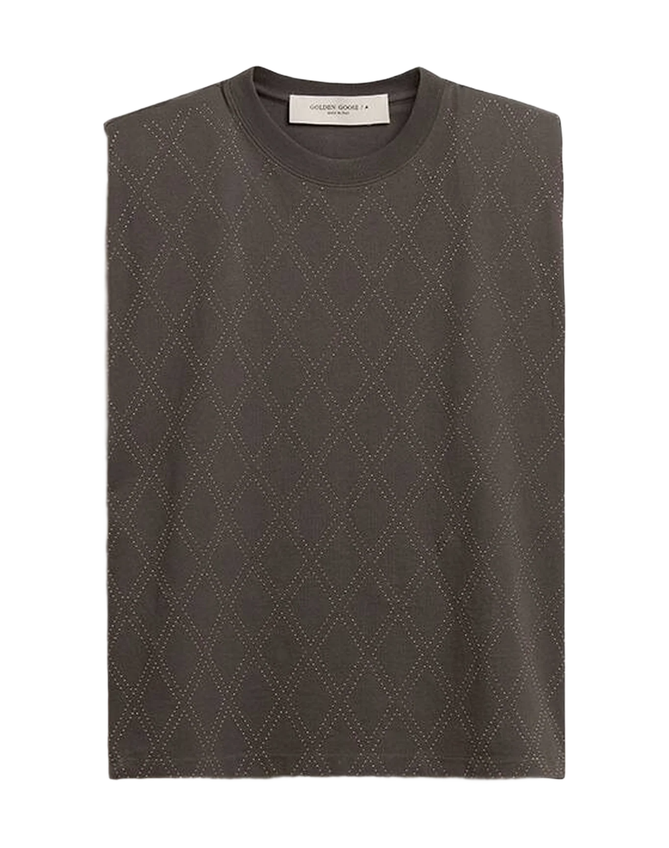 Women | Gray Sleeveless T Shirt | Anthracite - Image 6