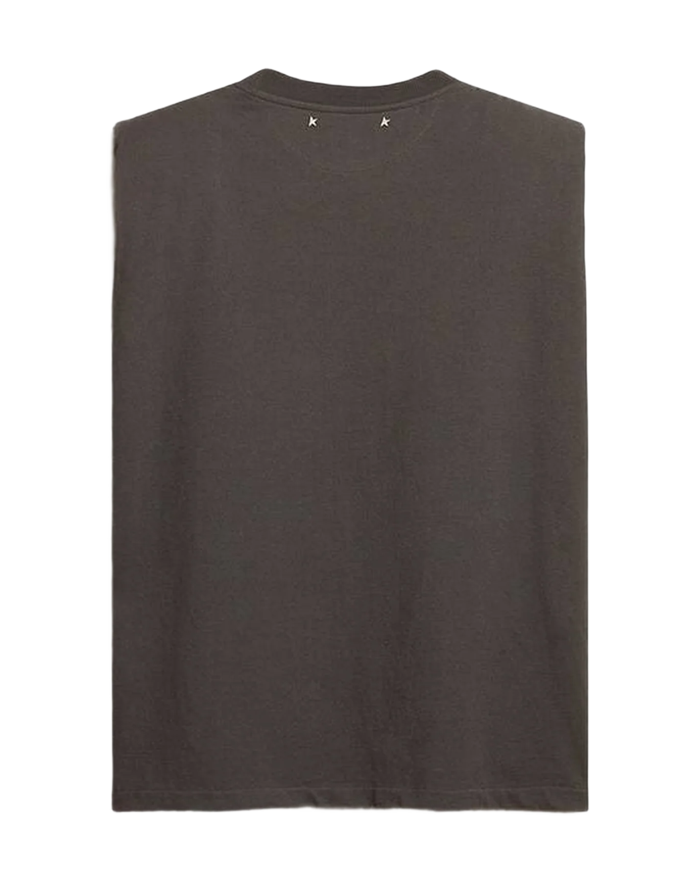 Women | Gray Sleeveless T Shirt | Anthracite - Image 7