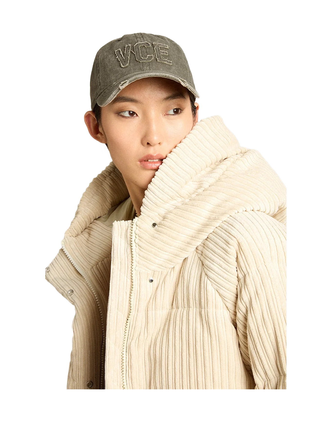 Women | Padded Ecodown Jacket With Zip Fastening And Hood | Papyrus - Image 12