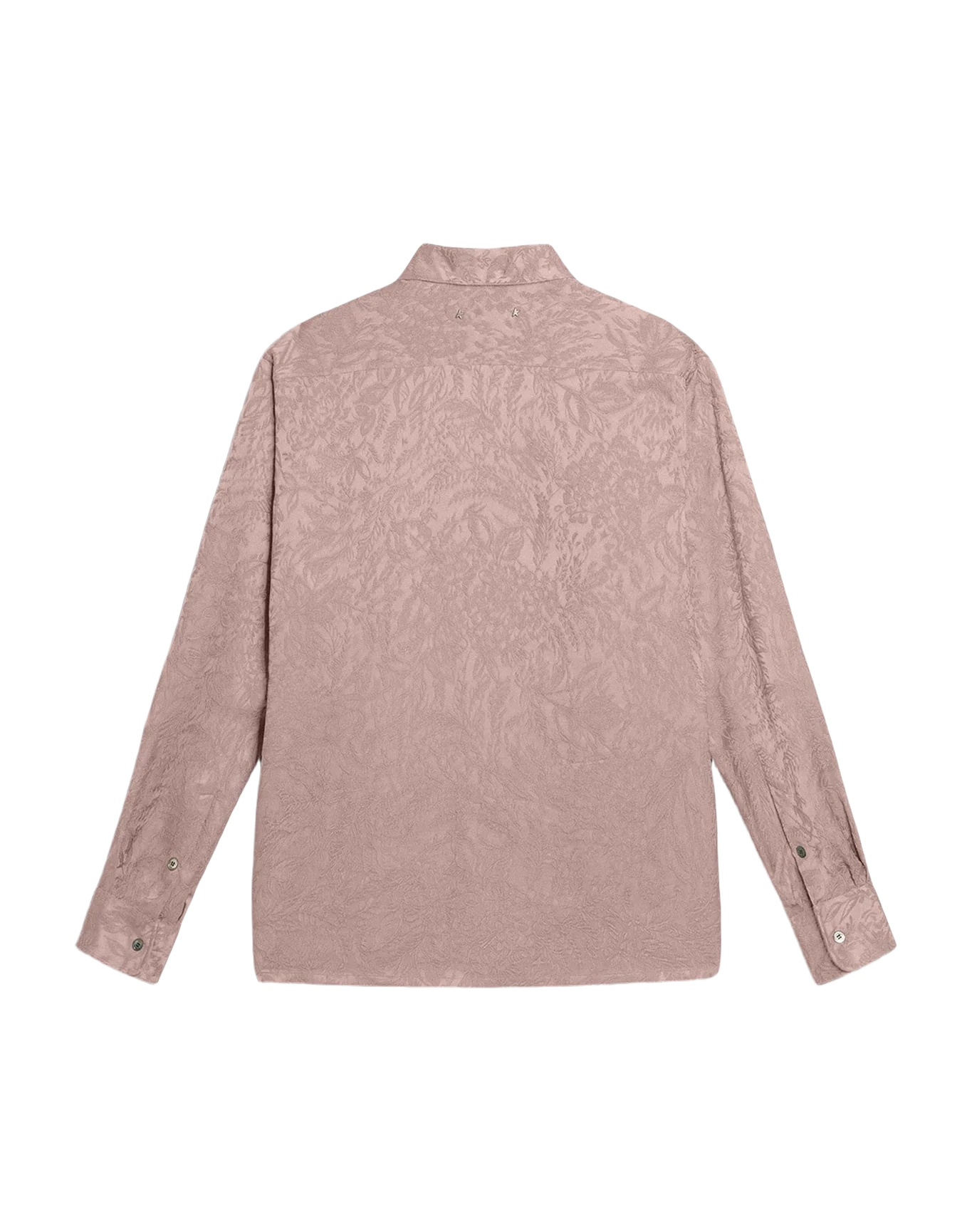Women | Pink Viscose Shirt With Floral Pattern | Woodrose - Image 13