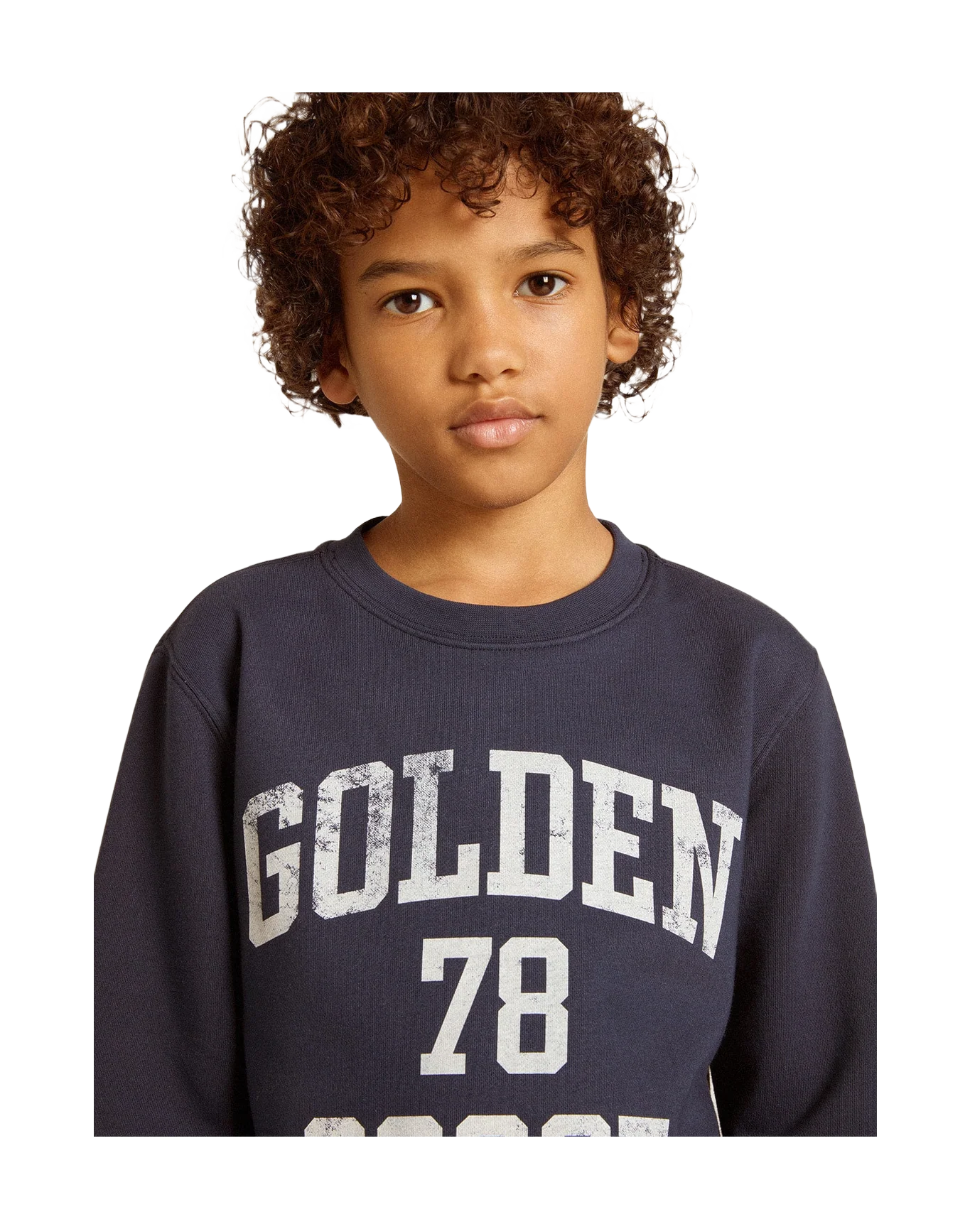 Kids | Dark Blue Sweatshirt with White Print | Total Eclipse - Image 5