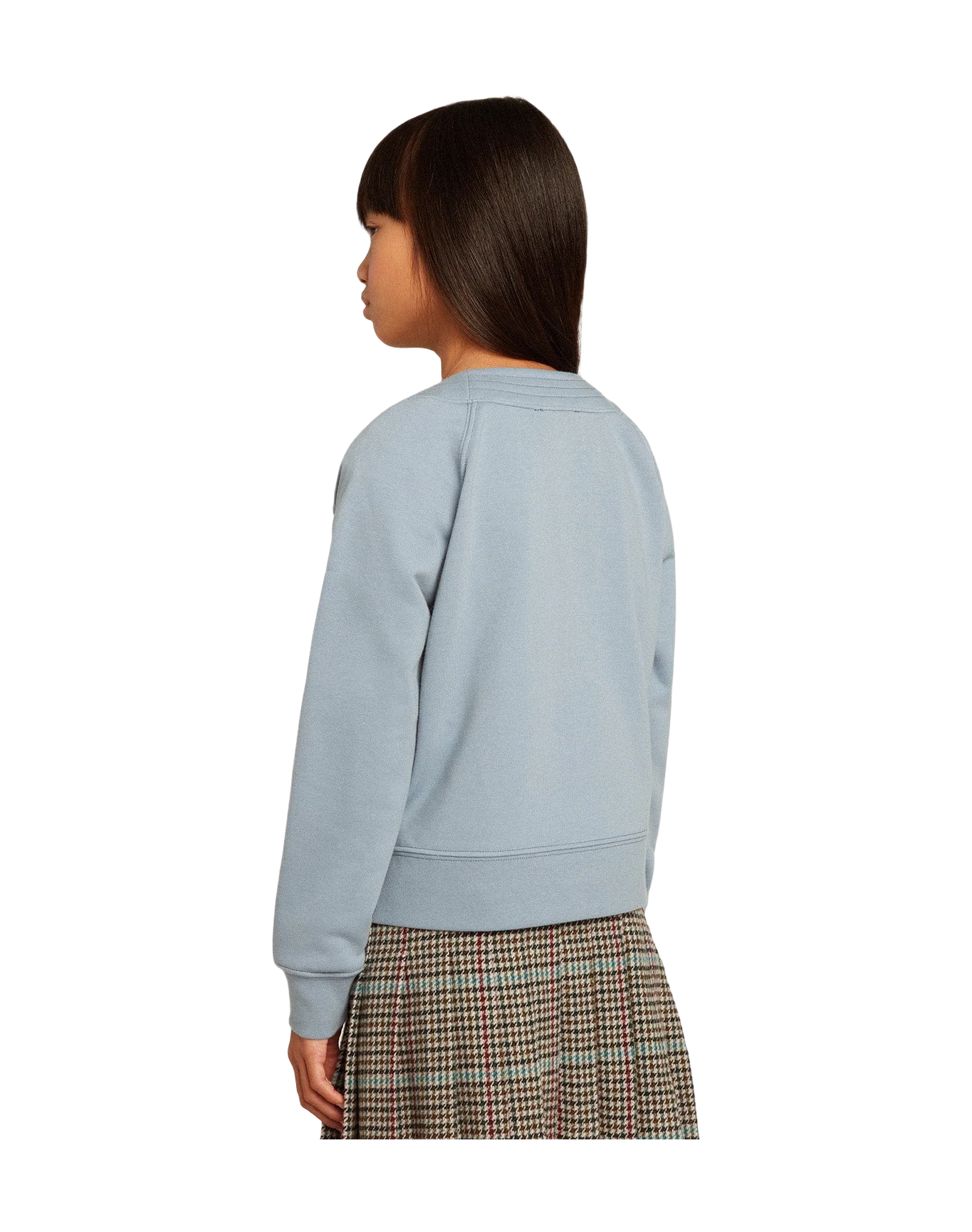 Kids | Light Blue Cotton Cardigan with Beaded Lettering | Citadel - Image 12