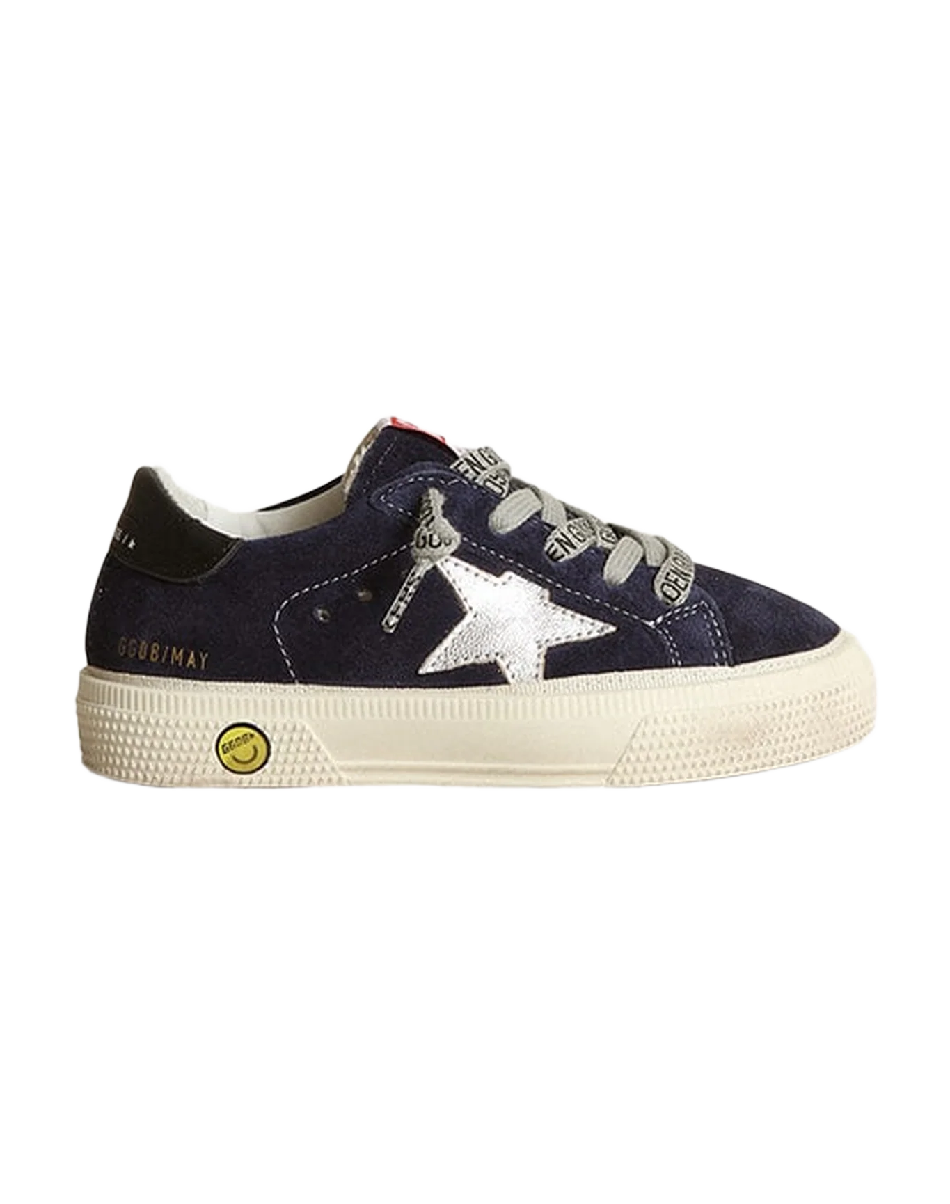 Kids | May Young Dark Blue Suede with Silver Star | Dark Blue x Silver x Black - Image 6