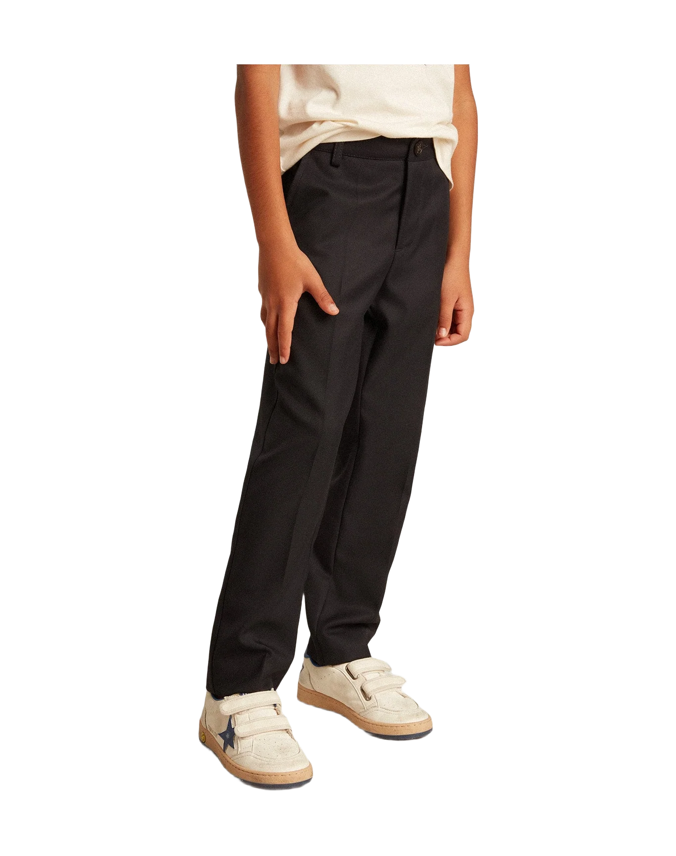Kids | Pants Dark Blue Wool | Navy - Image 3