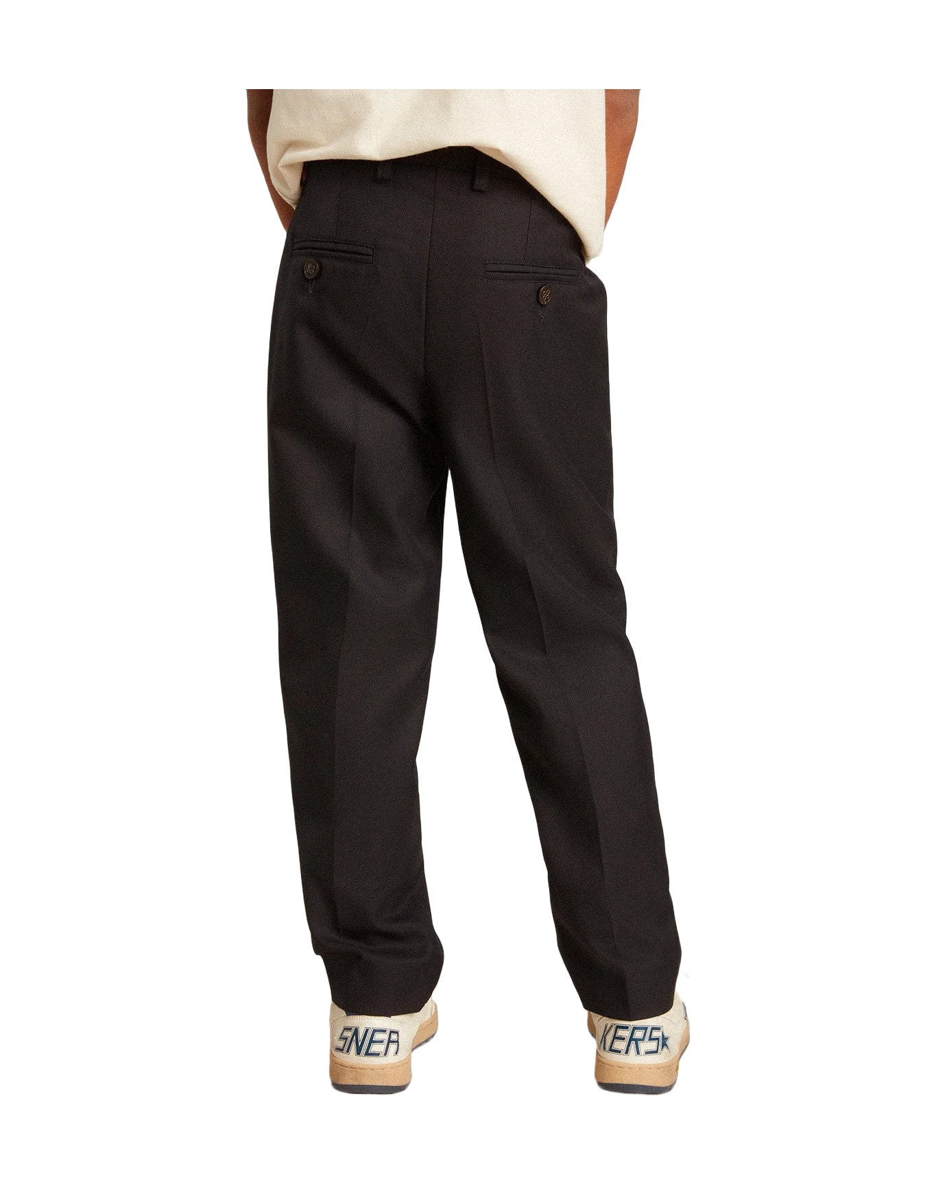 Kids | Pants Dark Blue Wool | Navy - Image 5