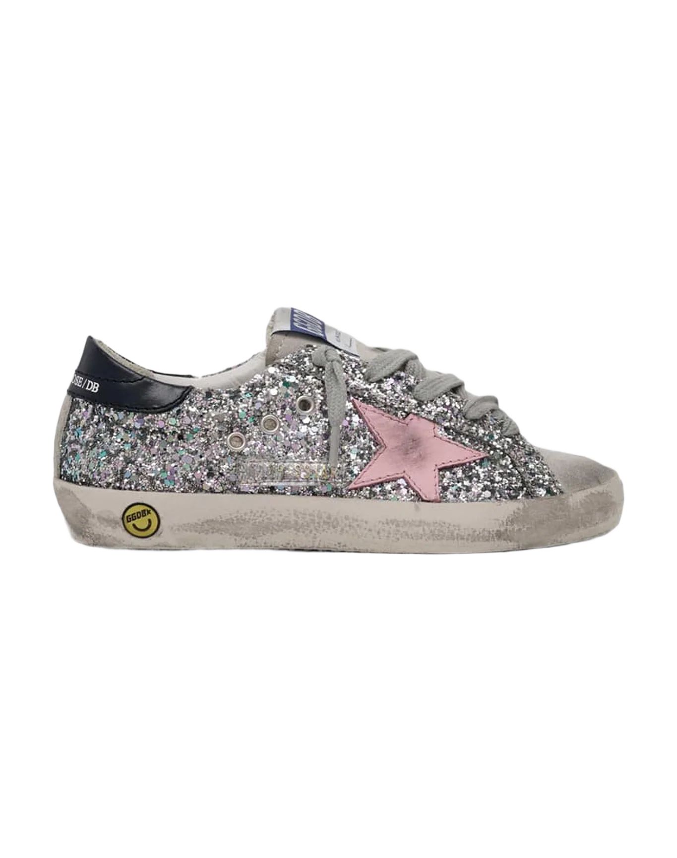 Kids | Super-Star Sneakers Glitter with Pink Star - Image 5