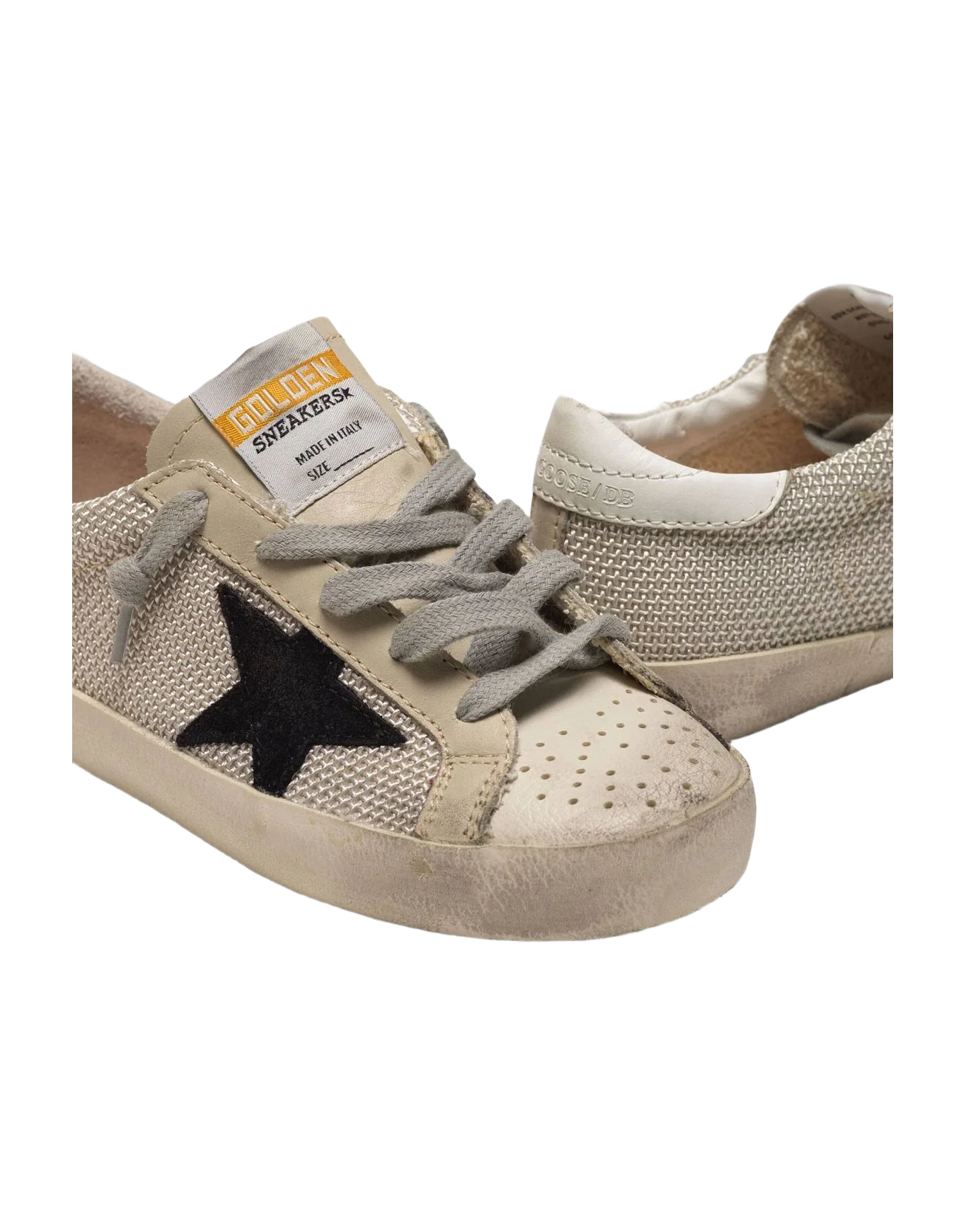 Kids | Super-Star Sneakers Hi-Tech Fabric with Nubuck Star - Image 4